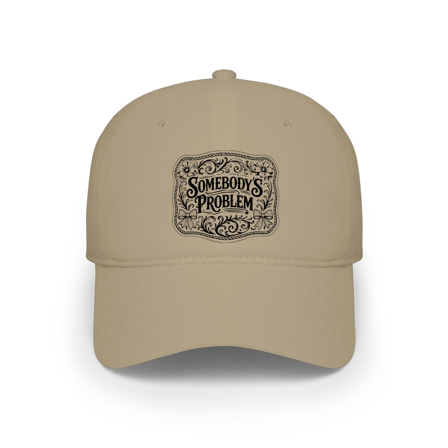 Somebody's Problem Baseball Cap - Vintage Western Embroidered Low Profile Hat