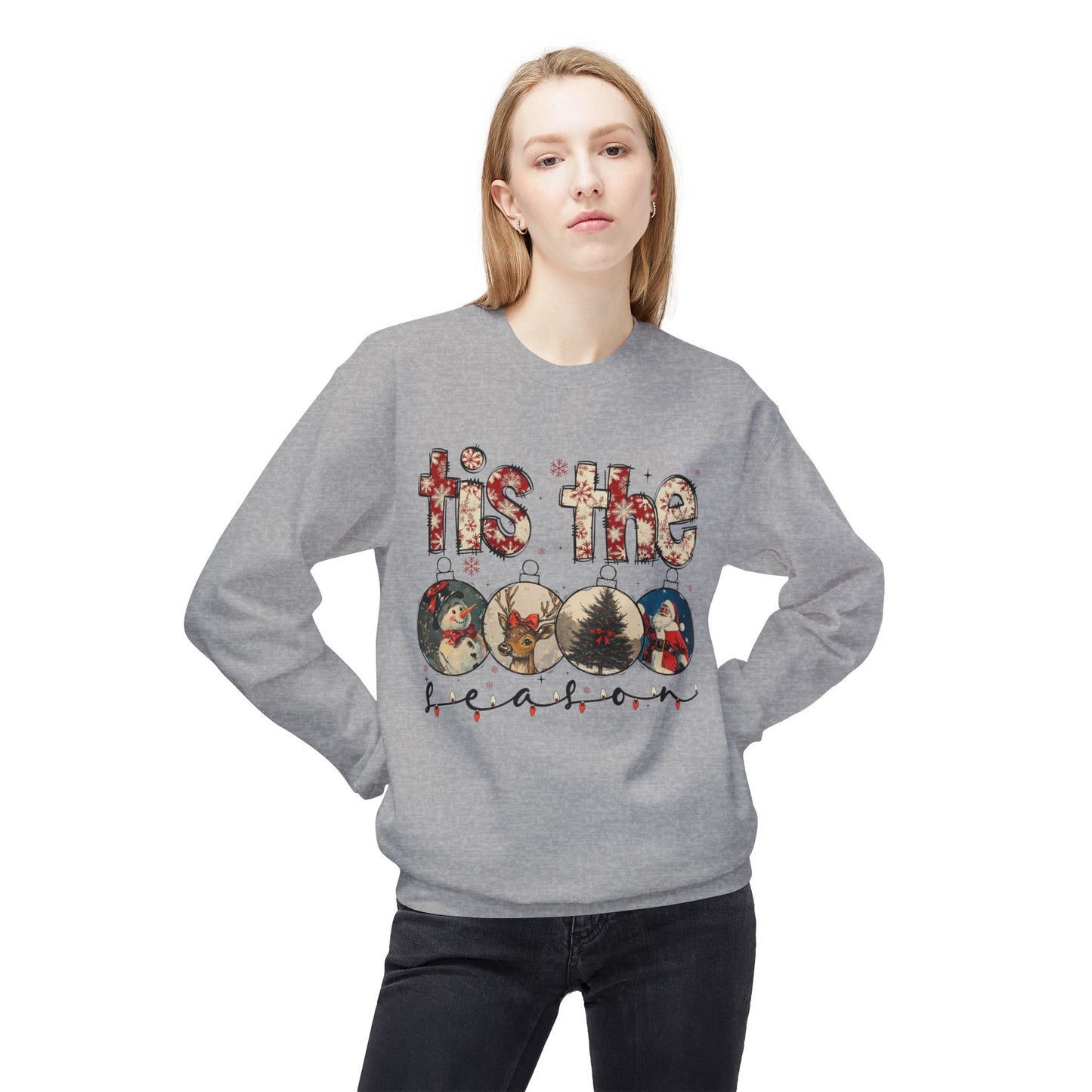 Holiday Season Unisex Sweatshirt - 'Tis the Season' Design