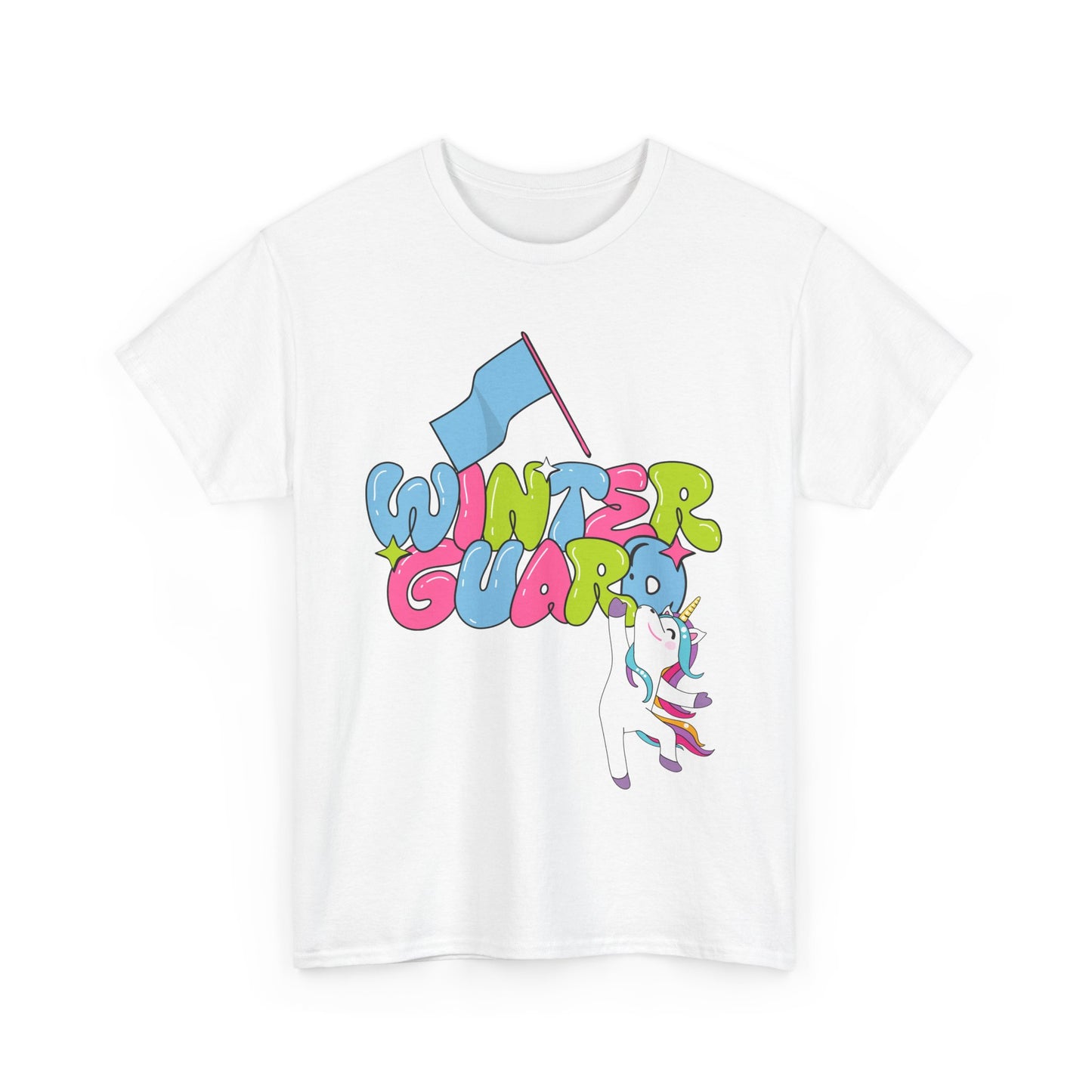 Winter Guard Unicorn T-Shirt - Unisex Heavy Cotton Tee