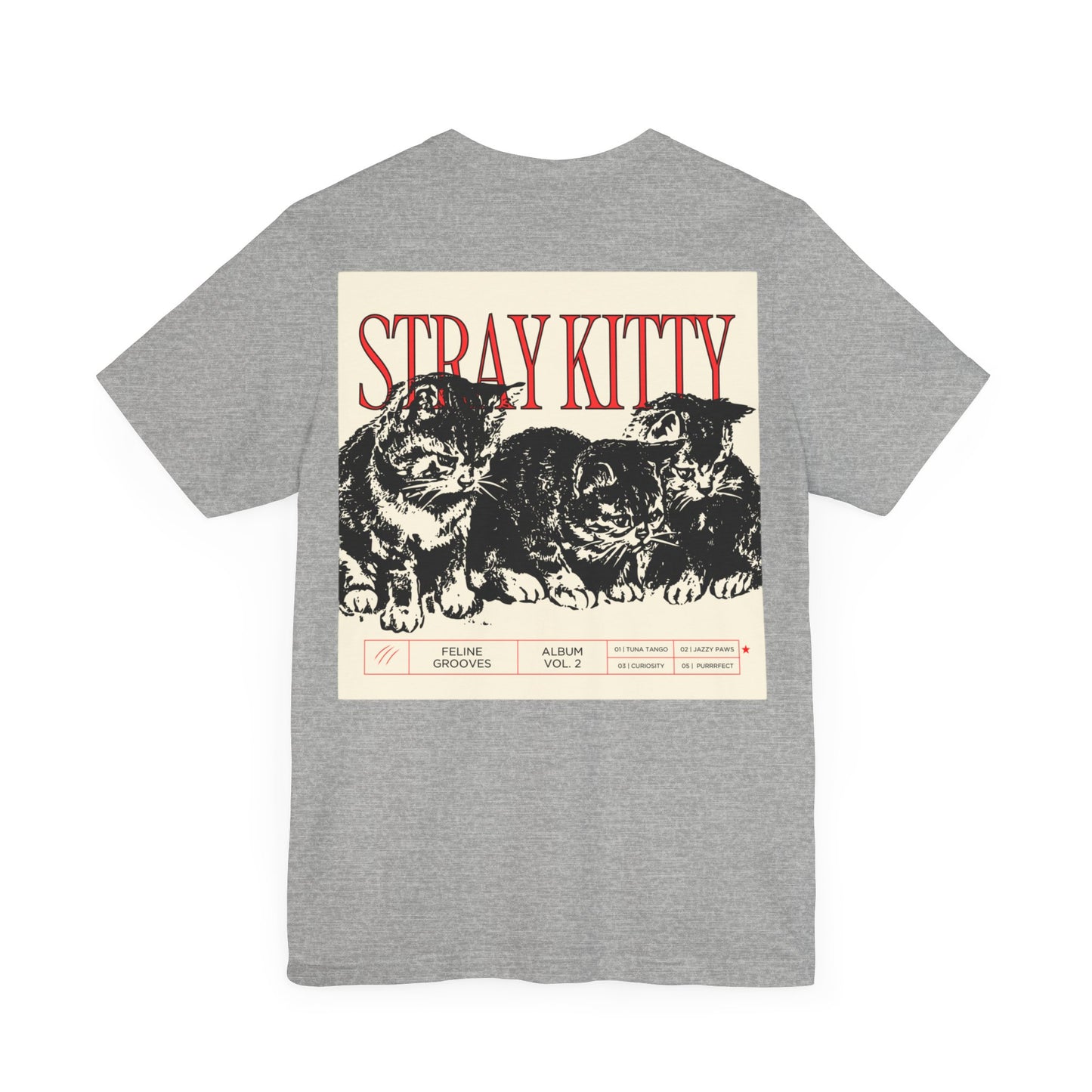 Stray kitty band tee