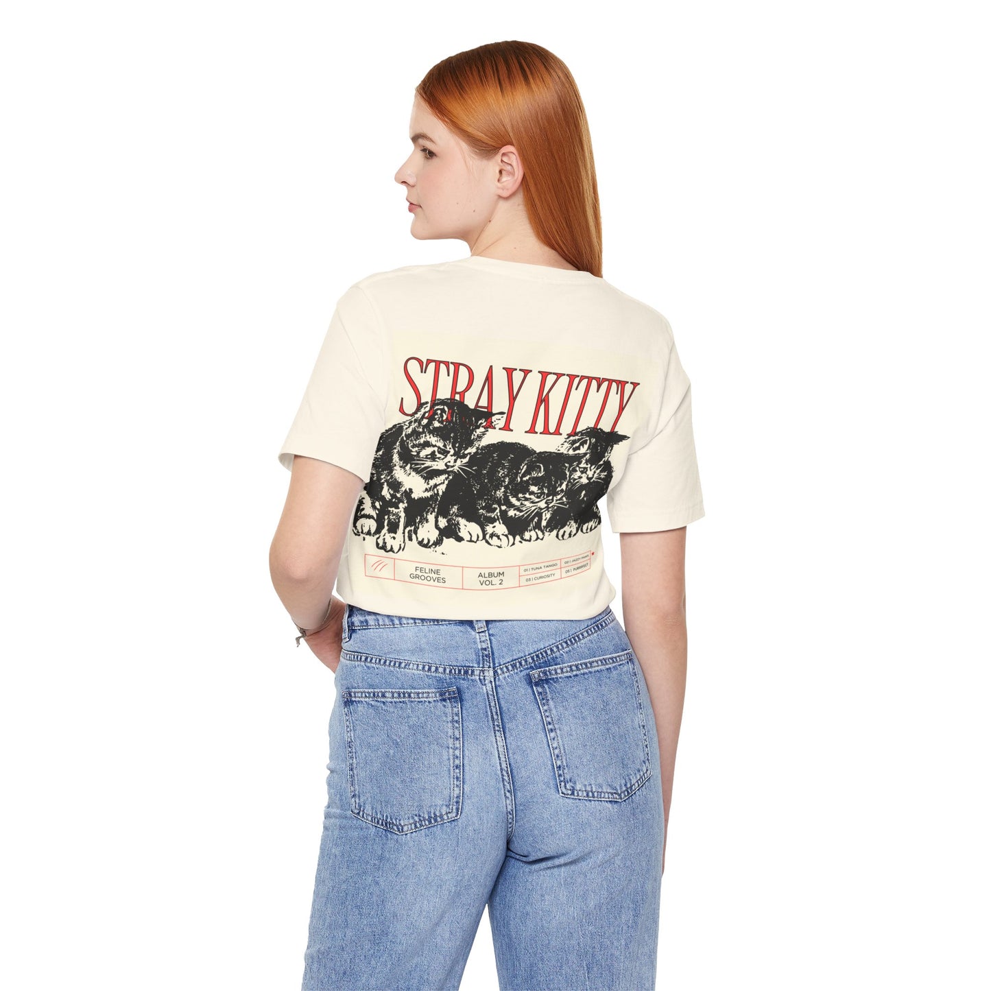 Stray kitty band tee