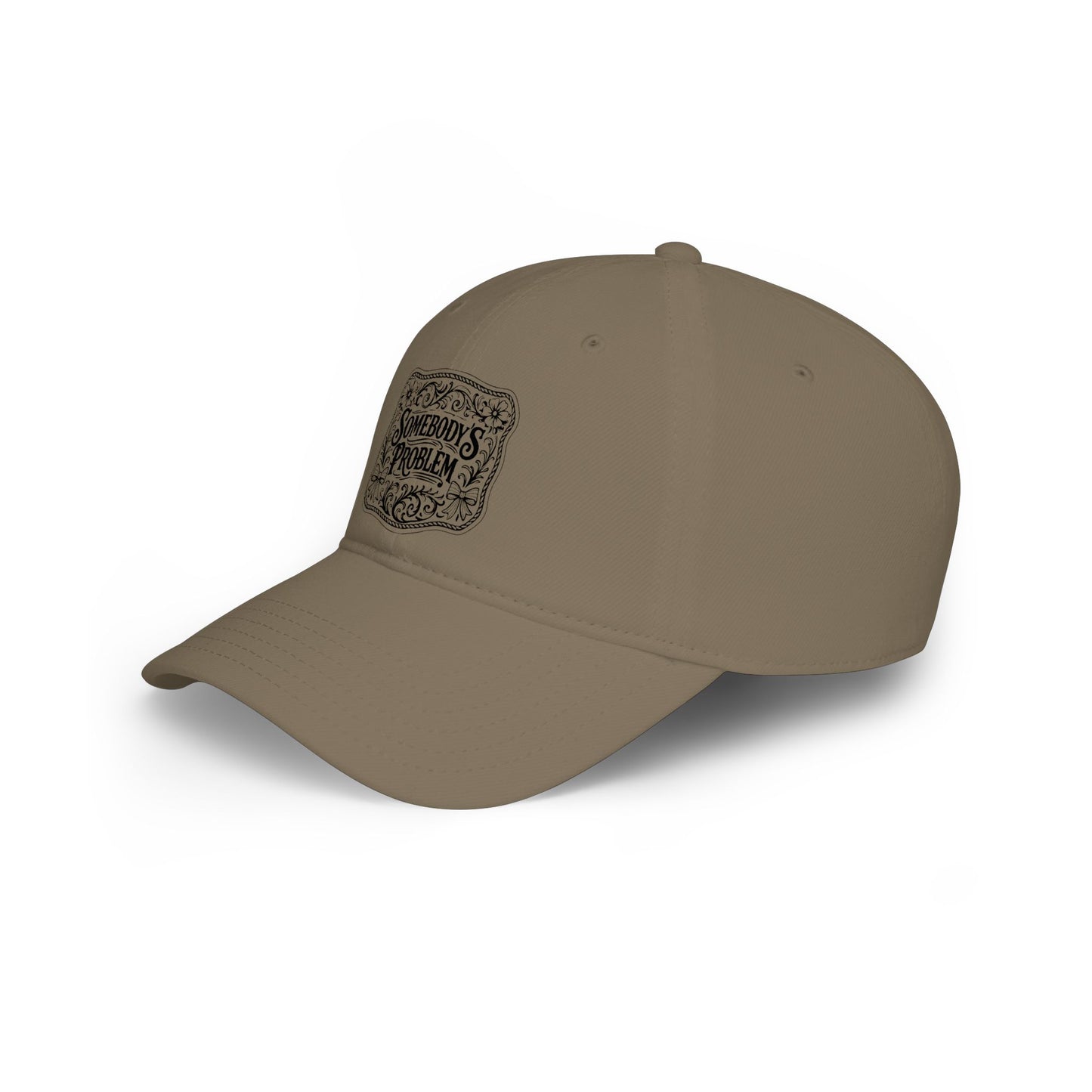 Somebody's Problem Baseball Cap - Vintage Western Embroidered Low Profile Hat