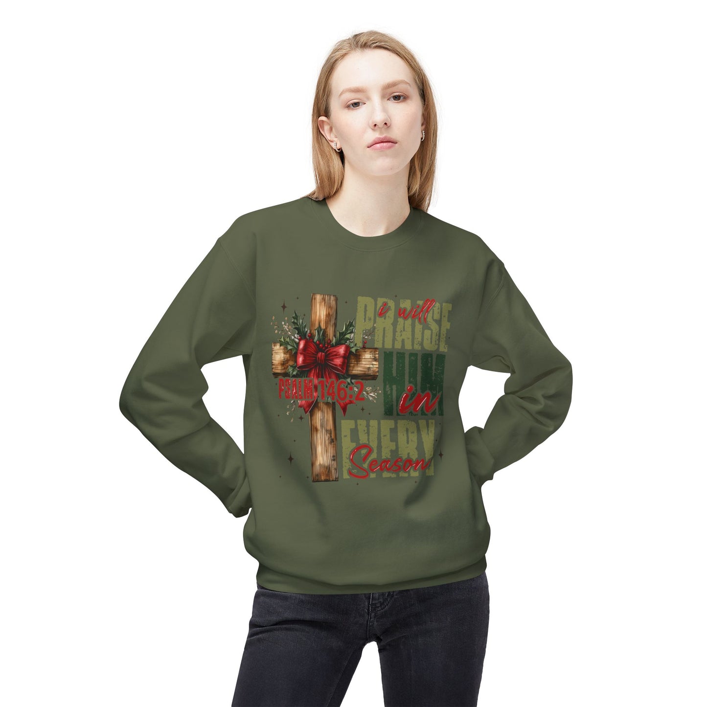 Christmas Praise Him Sweatshirt