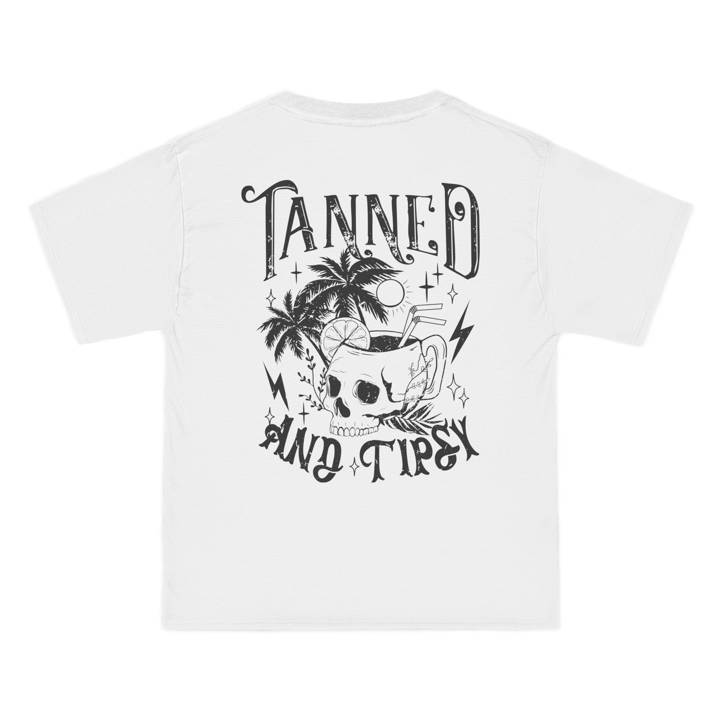 Tanned and Tipsy (black) Beefy-T®  Short-Sleeve T-Shirt