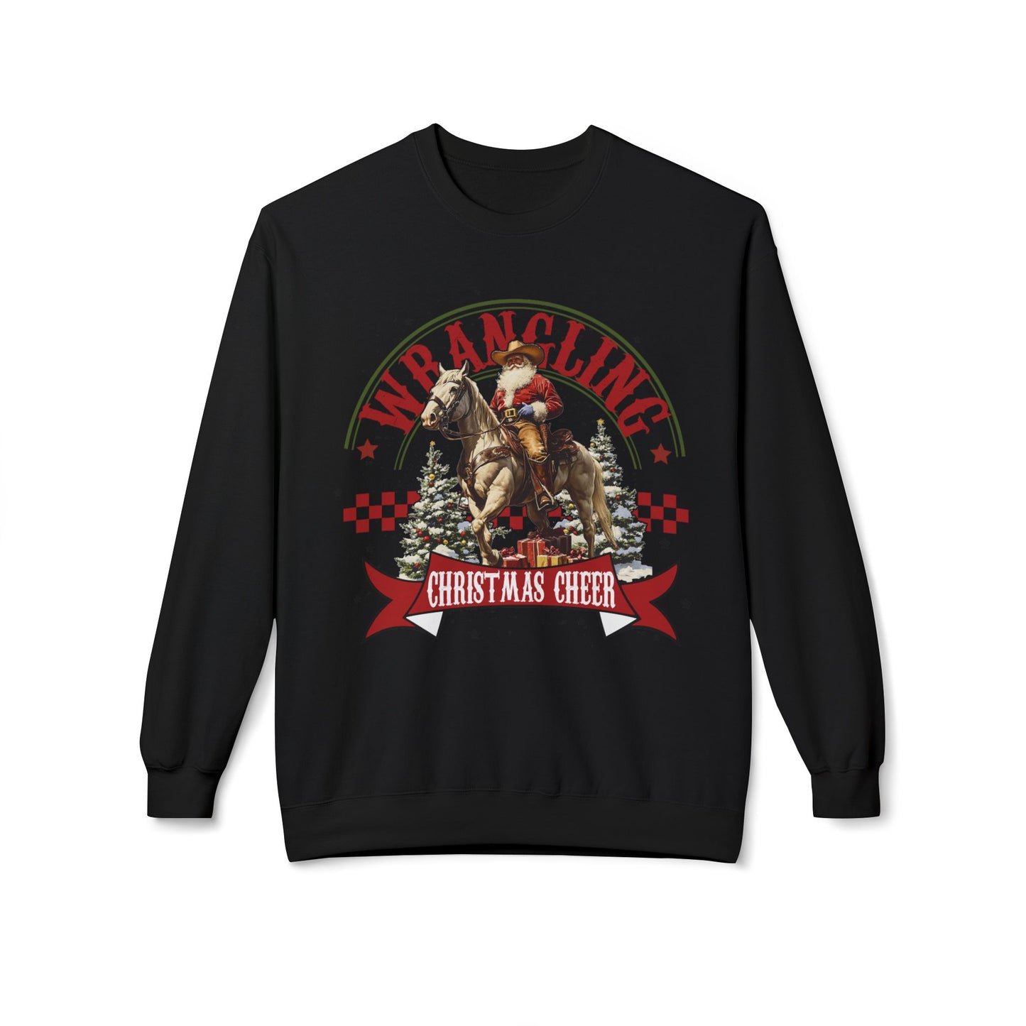 Christmas Santa Western Sweatshirt