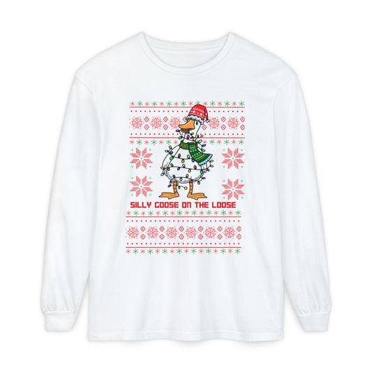 Christmas Silly Goose Long Sleeve T-Shirt