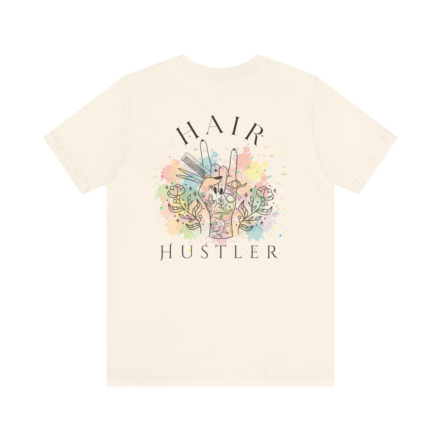 Custom name Hair Hustler Short Sleeve Tee