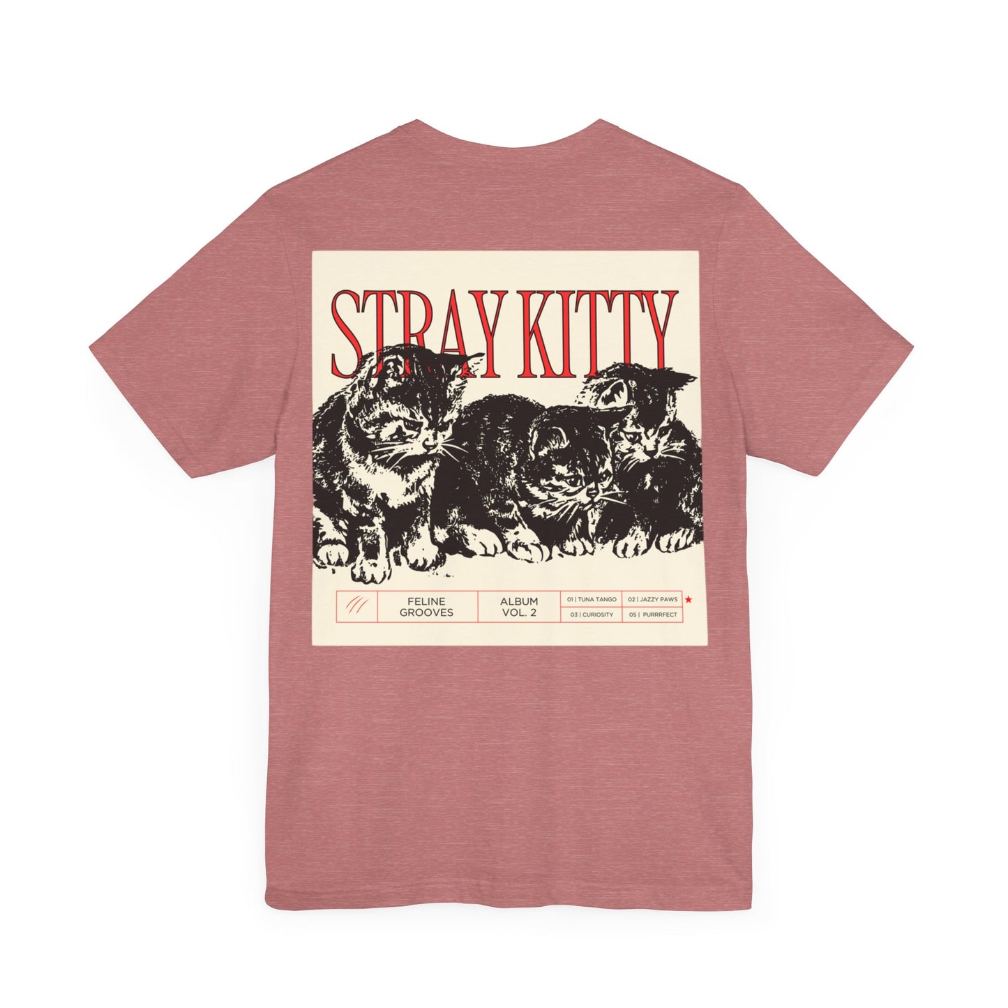 Stray kitty band tee