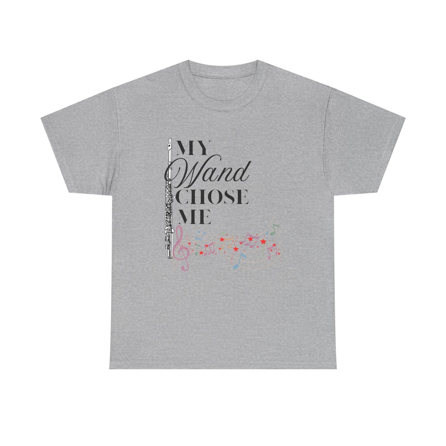 My Wand Chose Me Music Tee - Unisex Heavy Cotton Shirt for Music Lovers