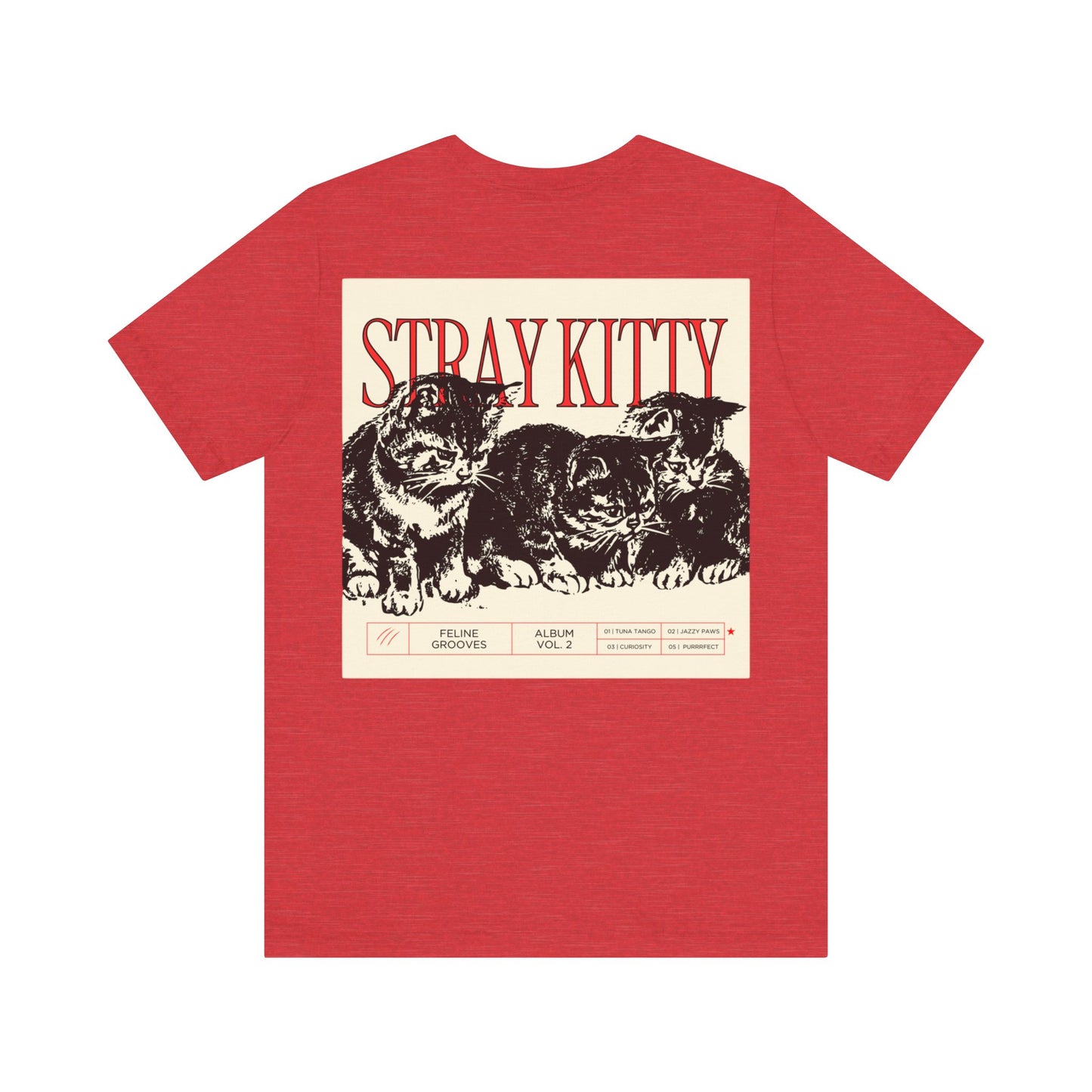 Stray kitty band tee