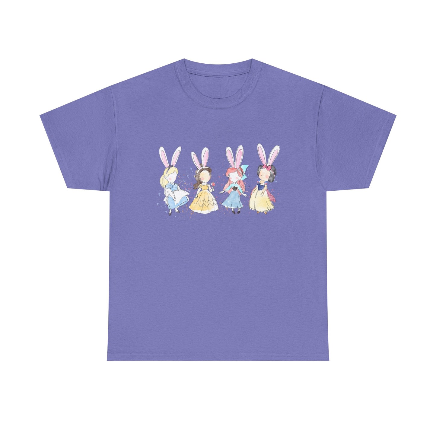 Tee - Whimsical Bunny Princess Graphic Print