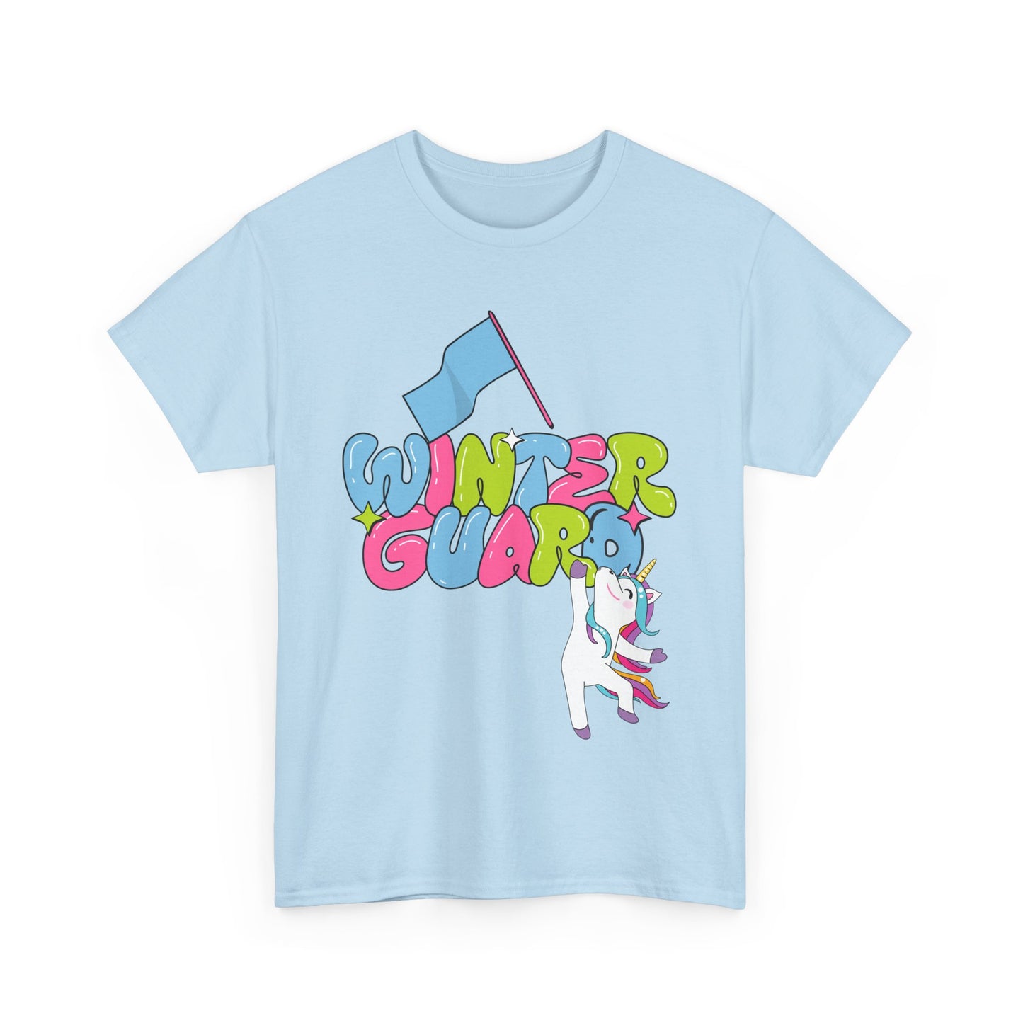 Winter Guard Unicorn T-Shirt - Unisex Heavy Cotton Tee
