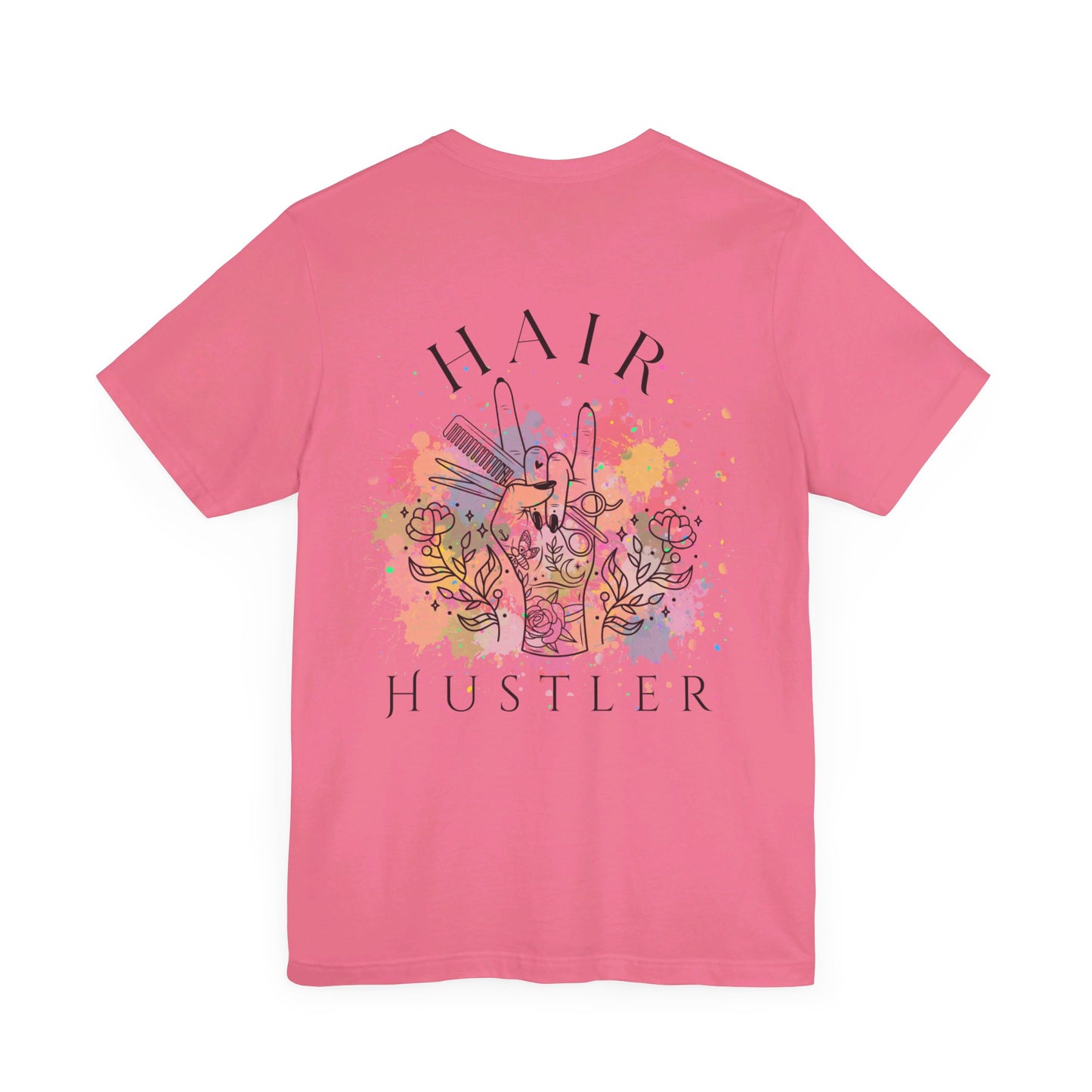 Custom name Hair Hustler Short Sleeve Tee