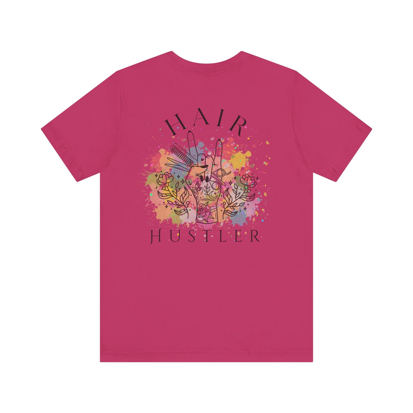 Custom name Hair Hustler Short Sleeve Tee