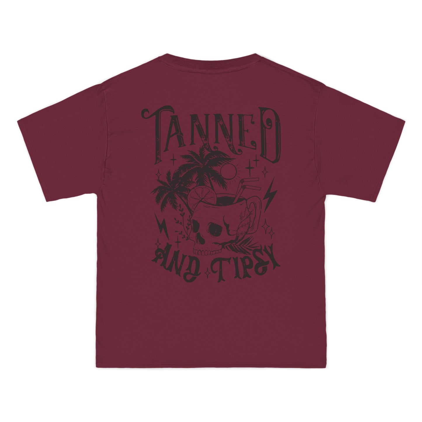 Tanned and Tipsy (black) Beefy-T®  Short-Sleeve T-Shirt