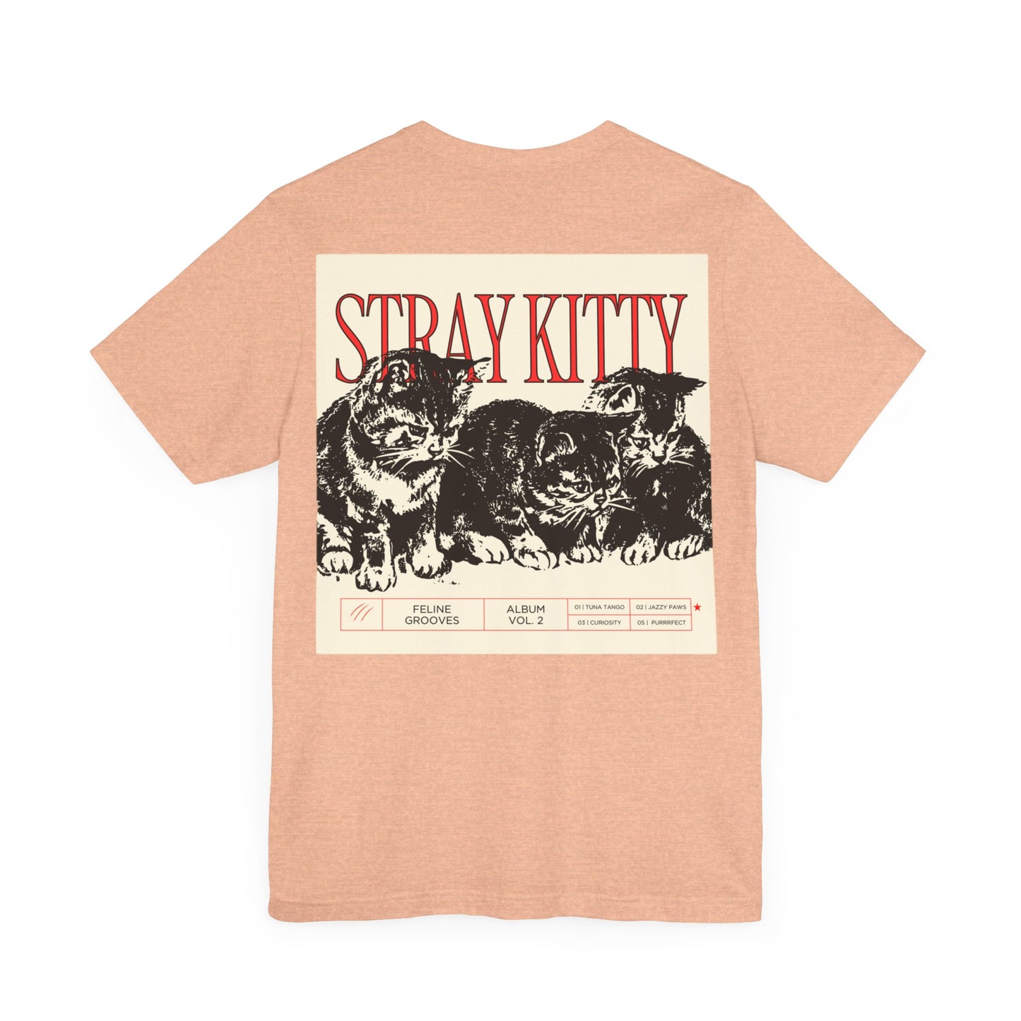 Stray kitty band tee