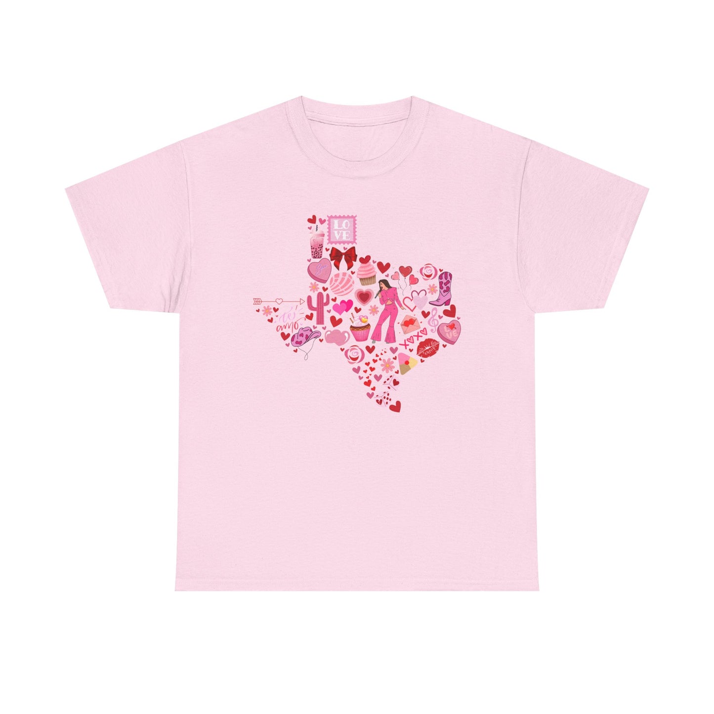 Texas Love Unisex Tee Shirt - Vintage Lone Star State Souvenir Gift