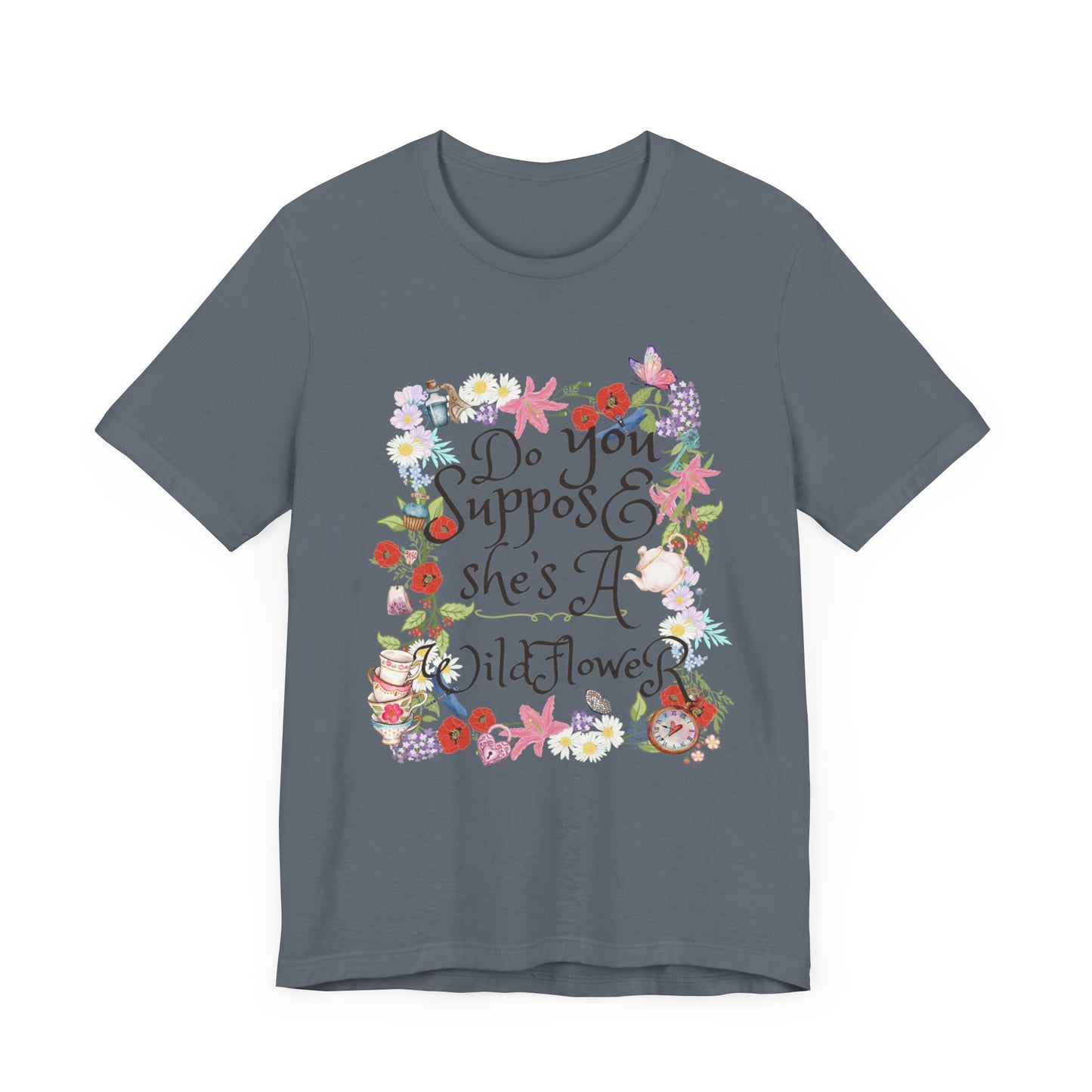 Wild flower Jersey Short Sleeve Tee