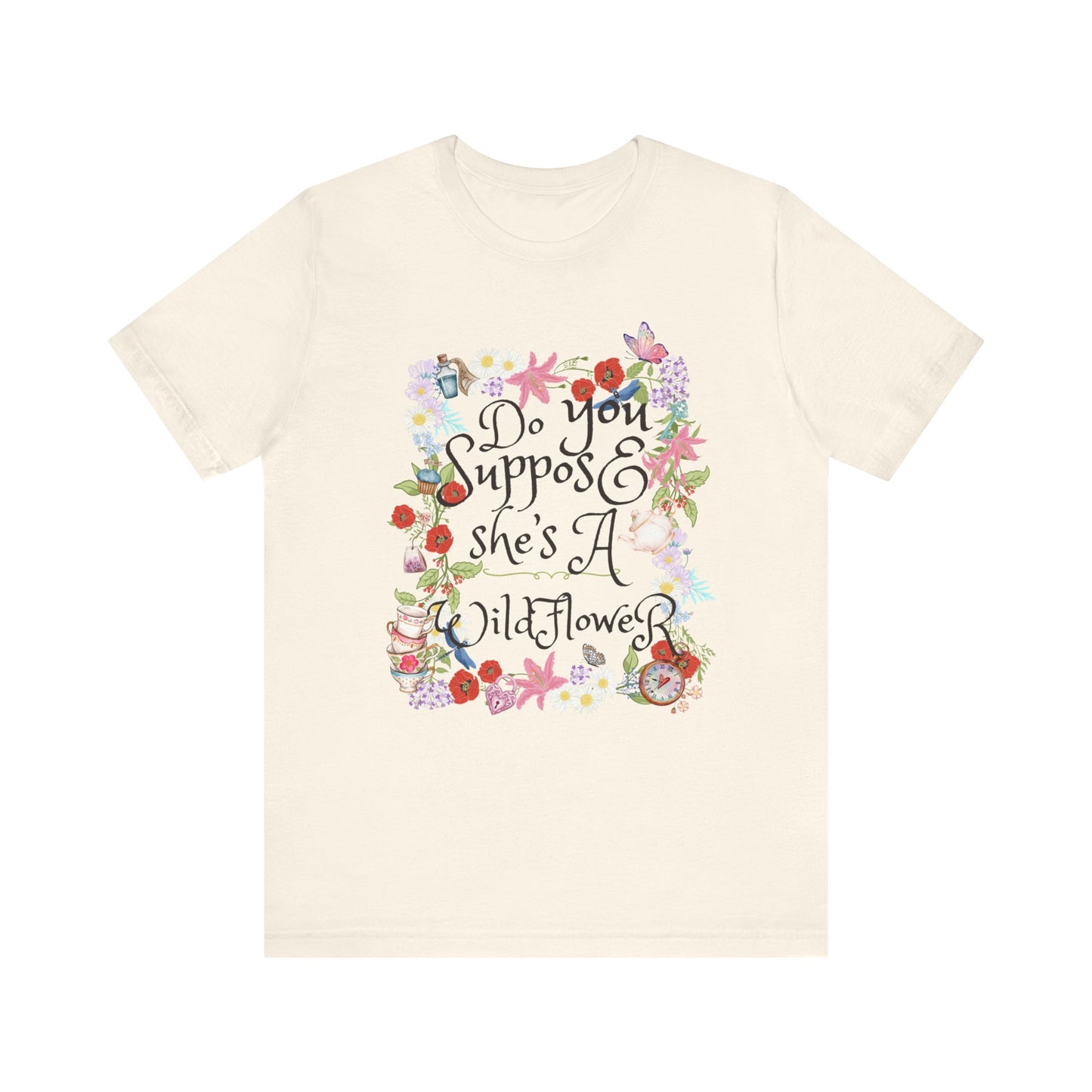 Wild flower Jersey Short Sleeve Tee