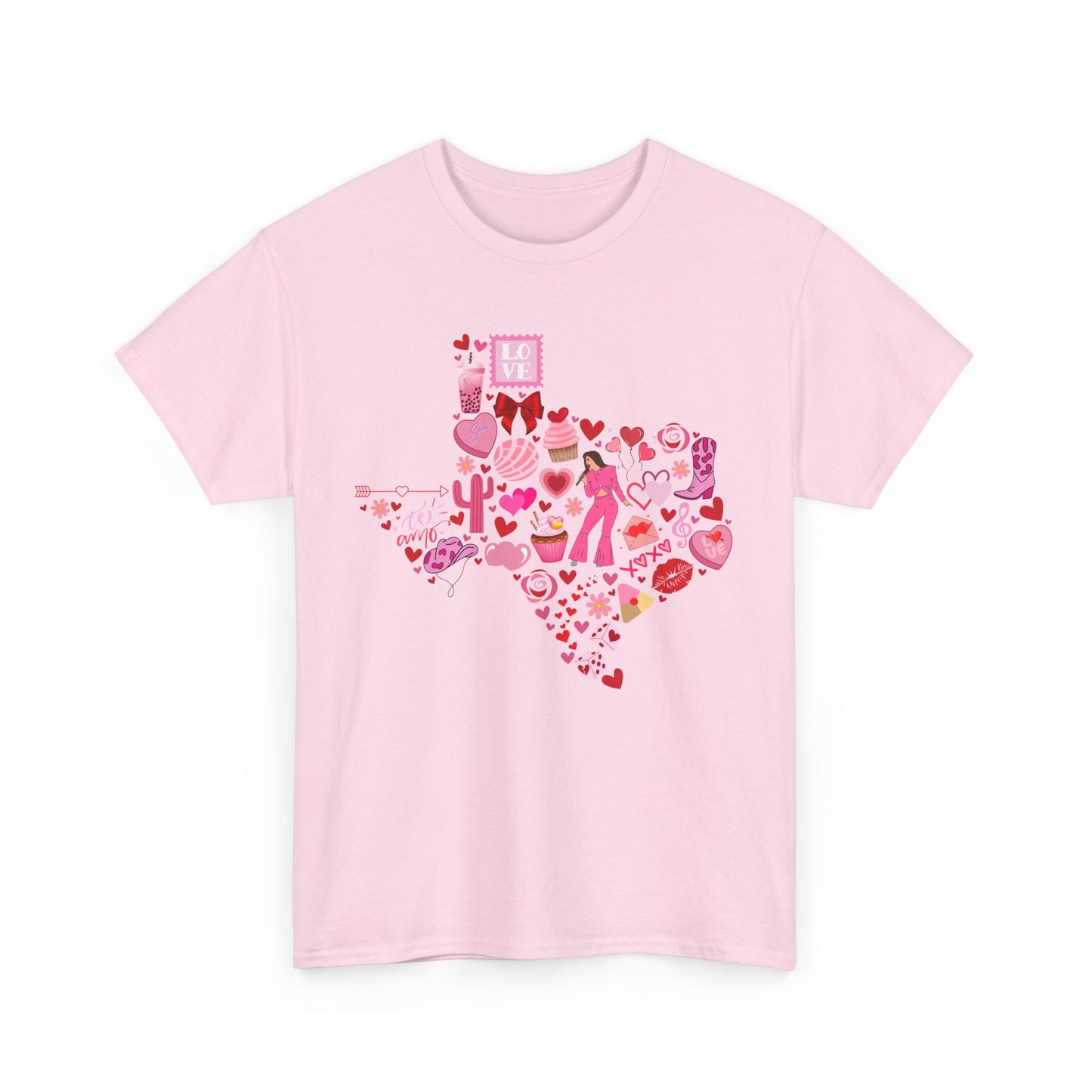 Texas Love Unisex Tee Shirt - Vintage Lone Star State Souvenir Gift