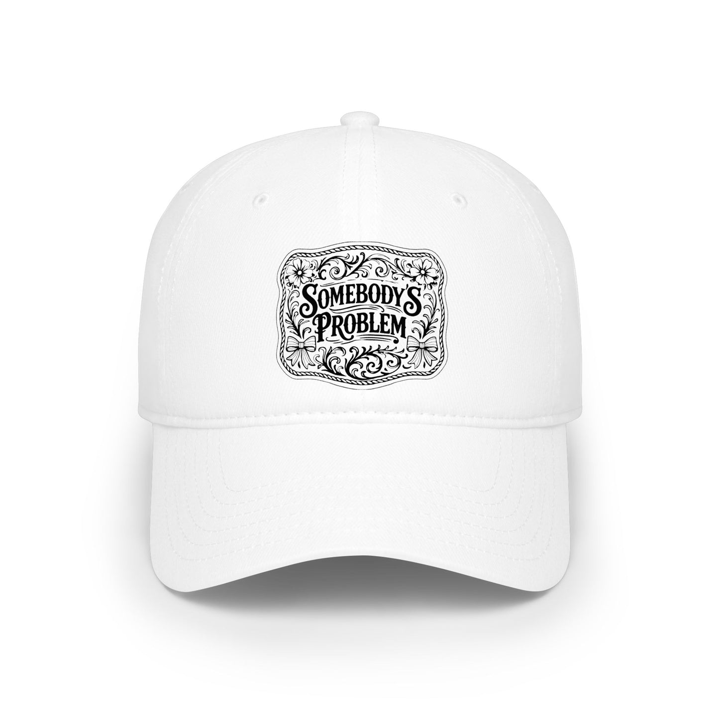 Somebody's Problem Baseball Cap - Vintage Western Embroidered Low Profile Hat