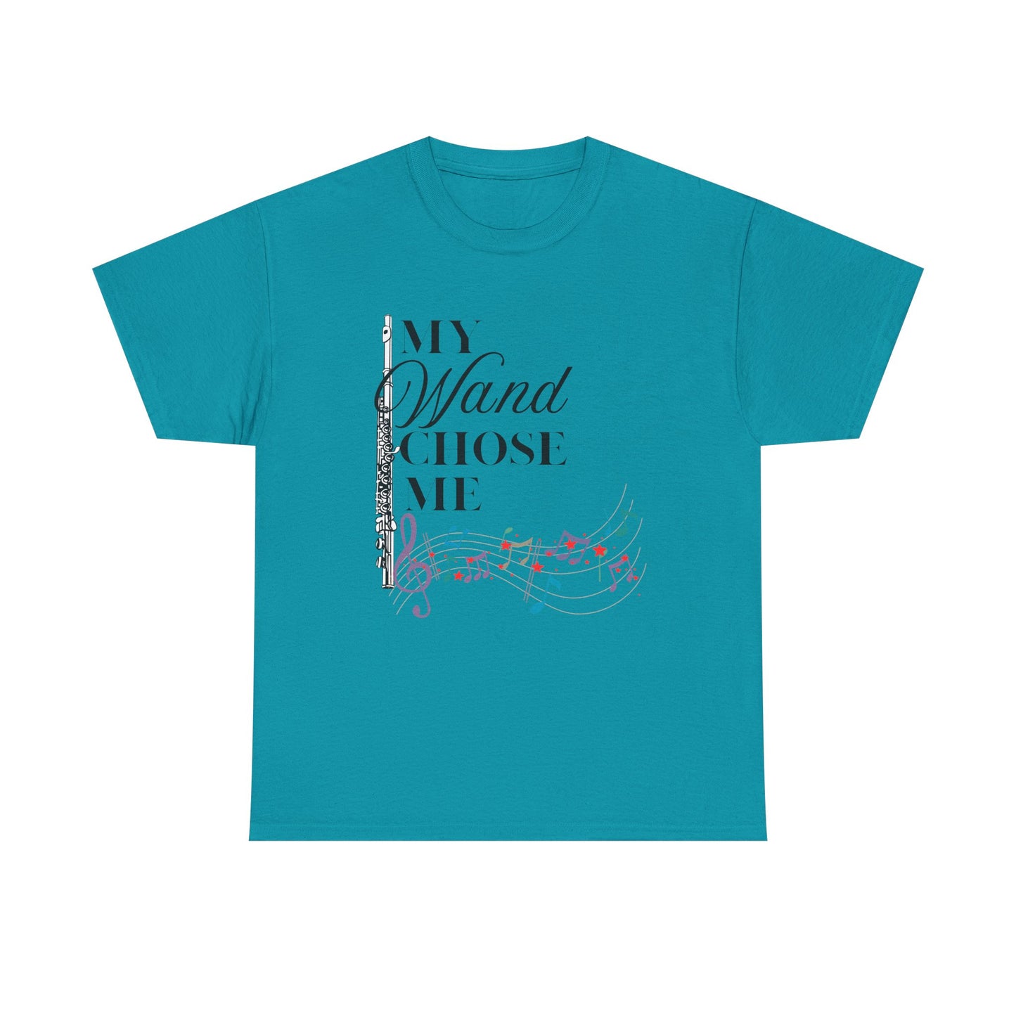 My Wand Chose Me Music Tee - Unisex Heavy Cotton Shirt for Music Lovers