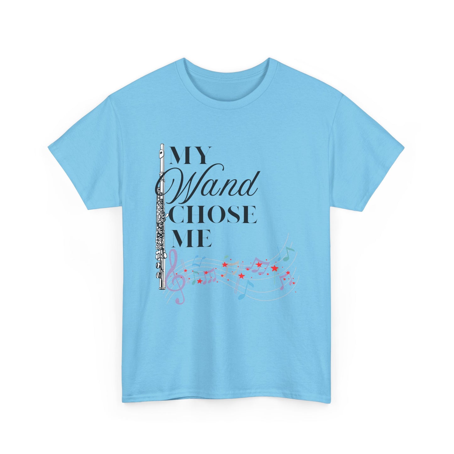 My Wand Chose Me Music Tee - Unisex Heavy Cotton Shirt for Music Lovers