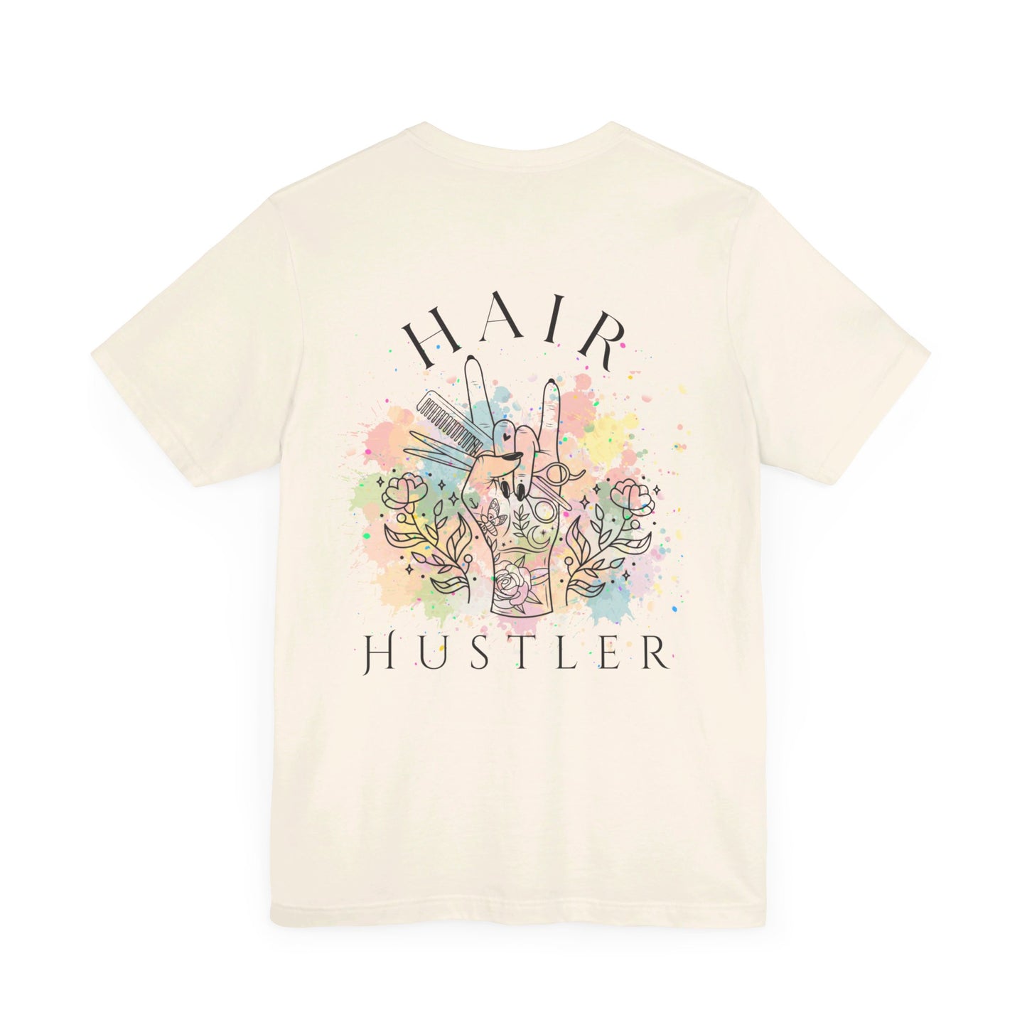 Custom name Hair Hustler Short Sleeve Tee