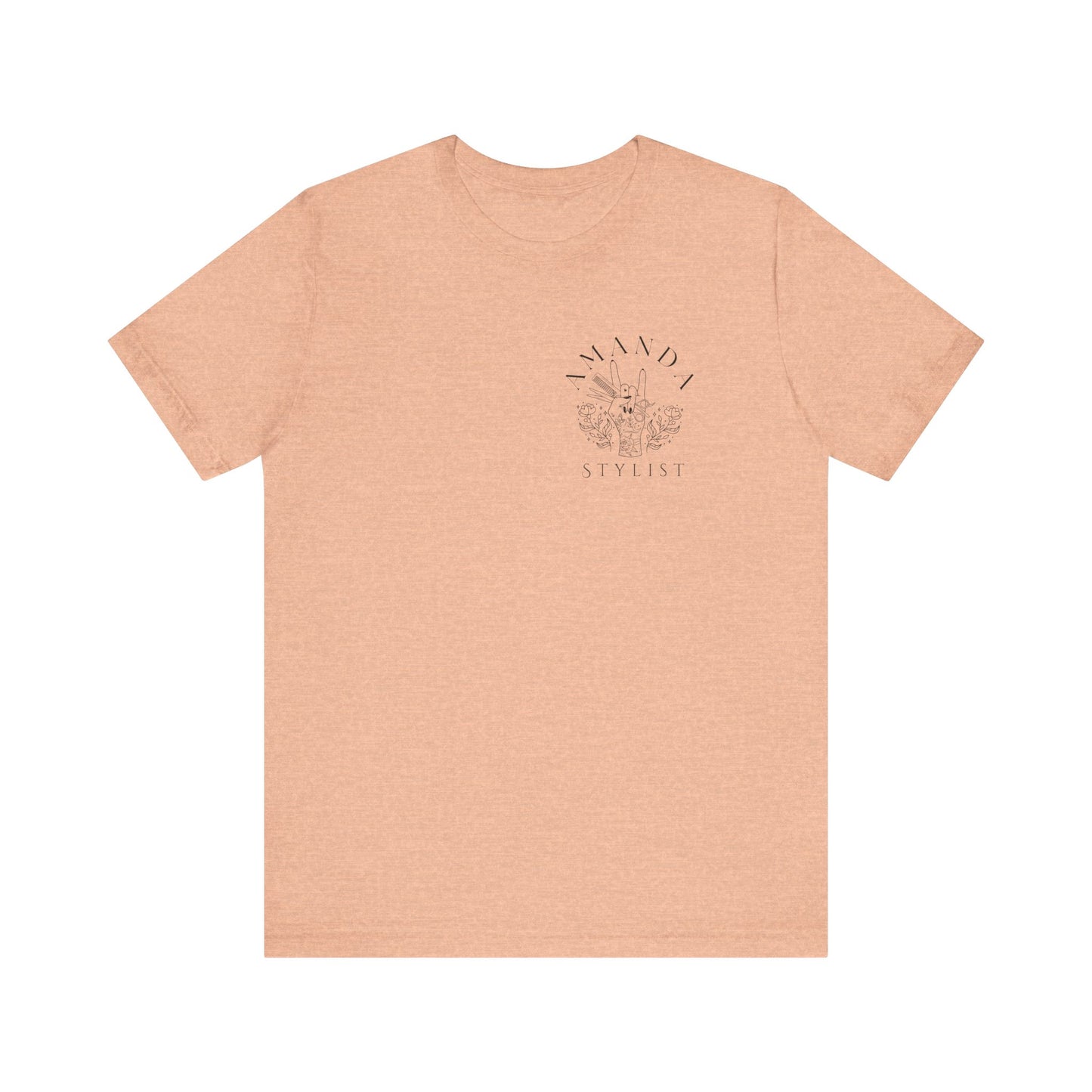 Custom name Hair Hustler Short Sleeve Tee