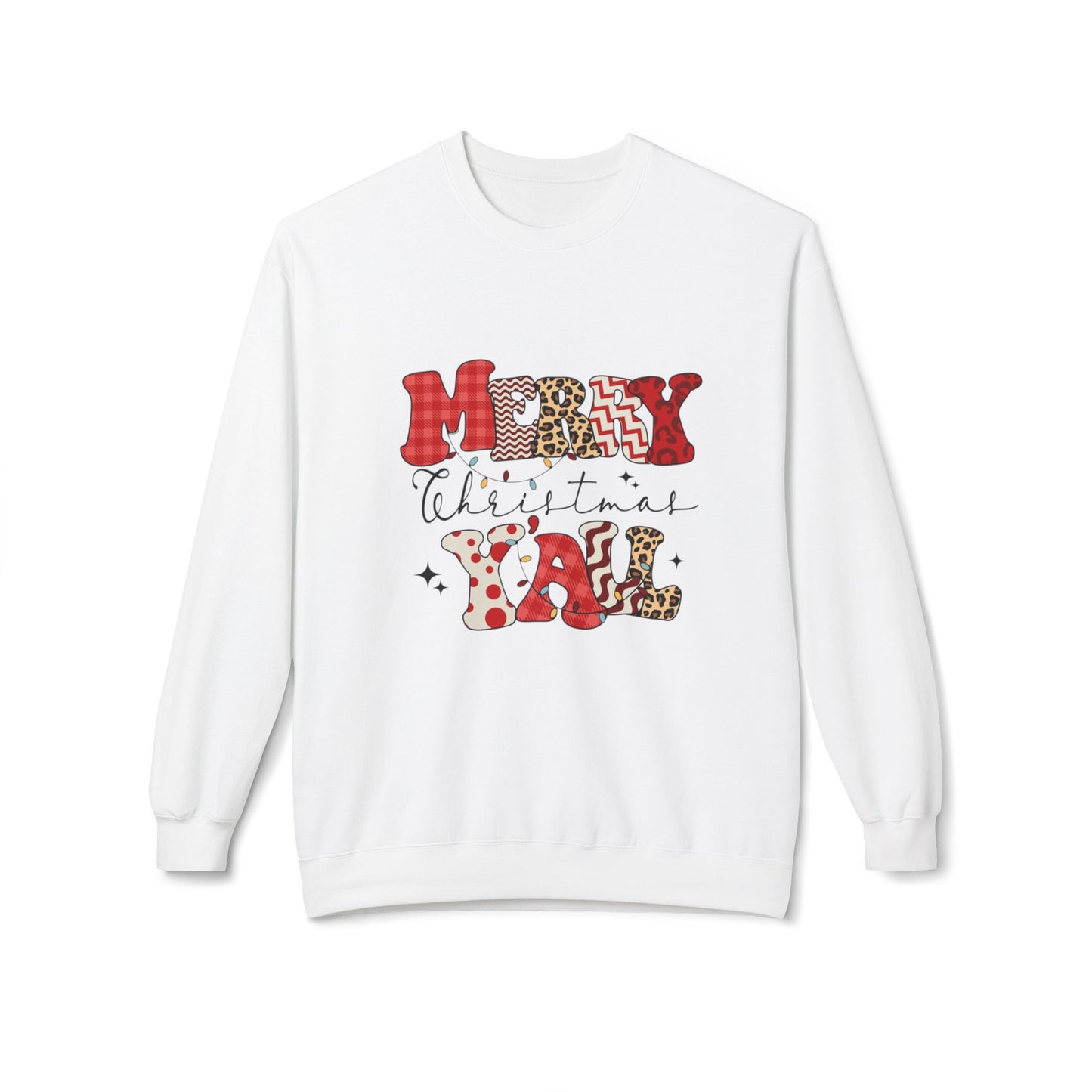 Christmas Crewneck Sweatshirt - Merry Christmas Y'all