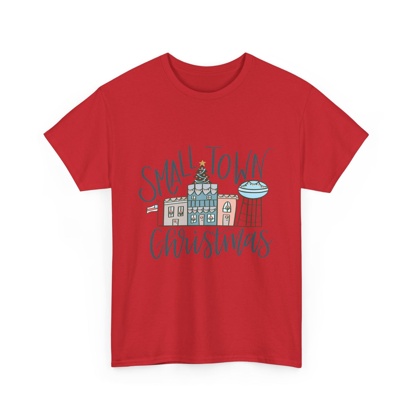 Christmas Unisex Tee - Small Town Holiday Design