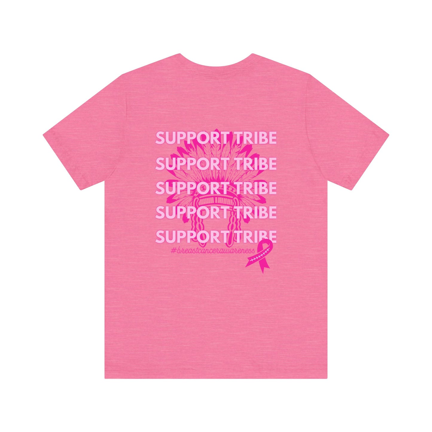 T-Shirt Jim Ned Indians Breast Cancer Awareness Support Tribe Shirt