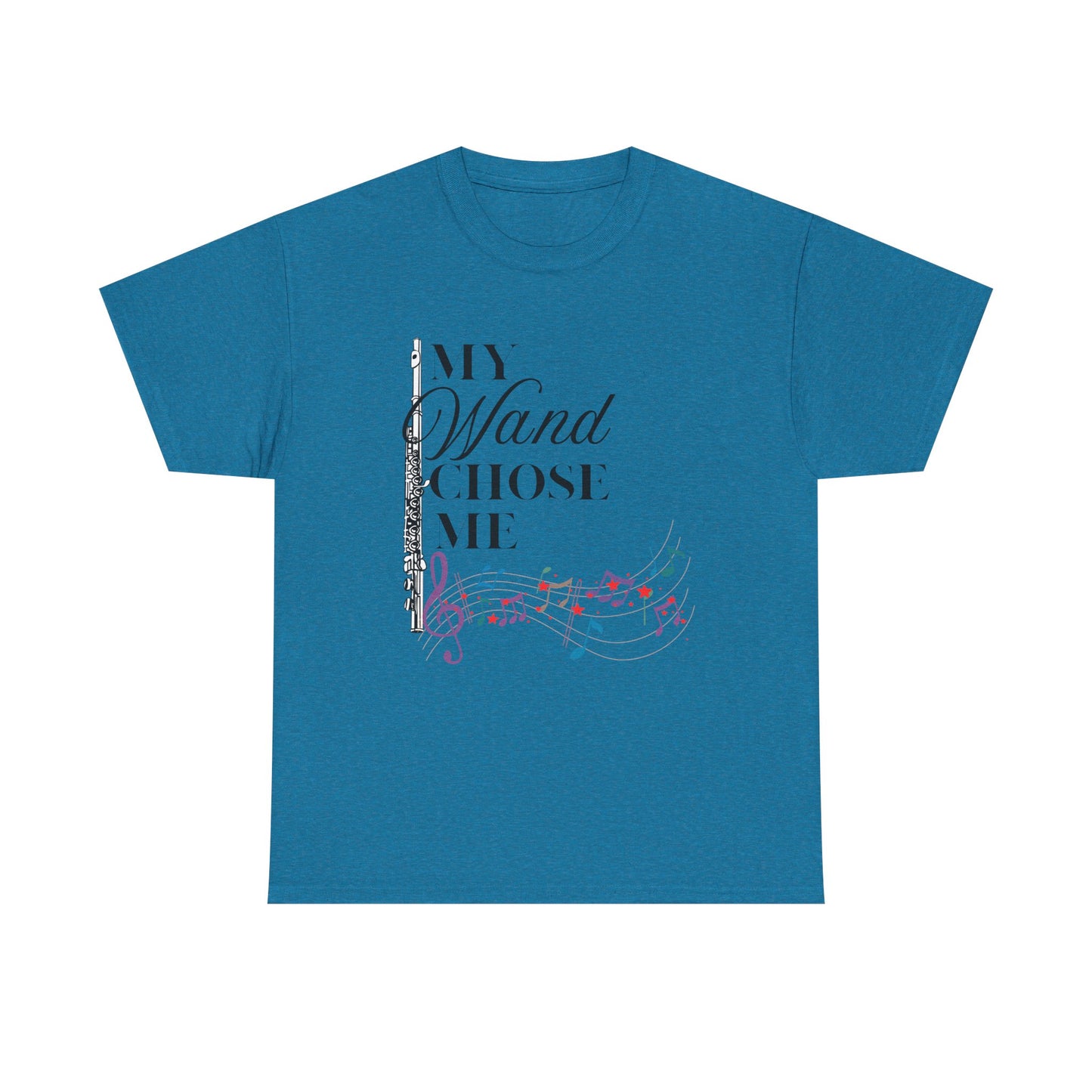 My Wand Chose Me Music Tee - Unisex Heavy Cotton Shirt for Music Lovers