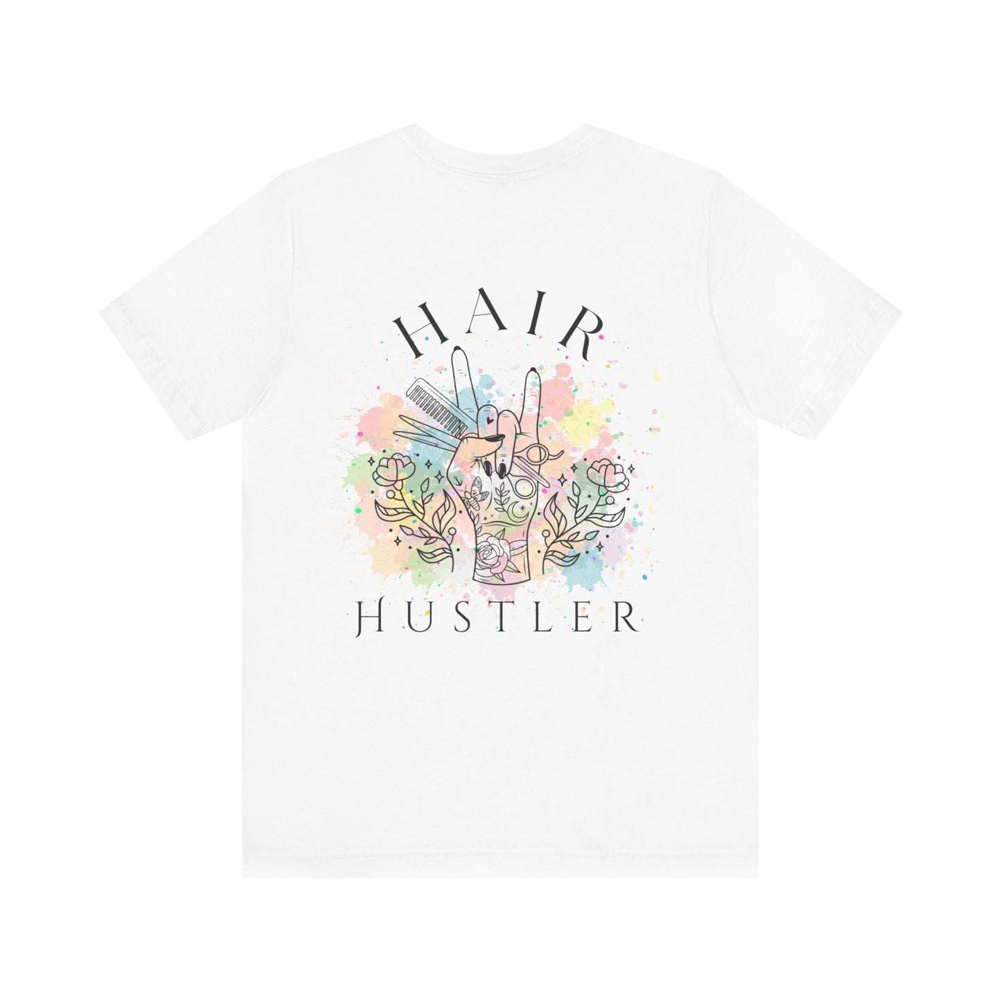 Custom name Hair Hustler Short Sleeve Tee