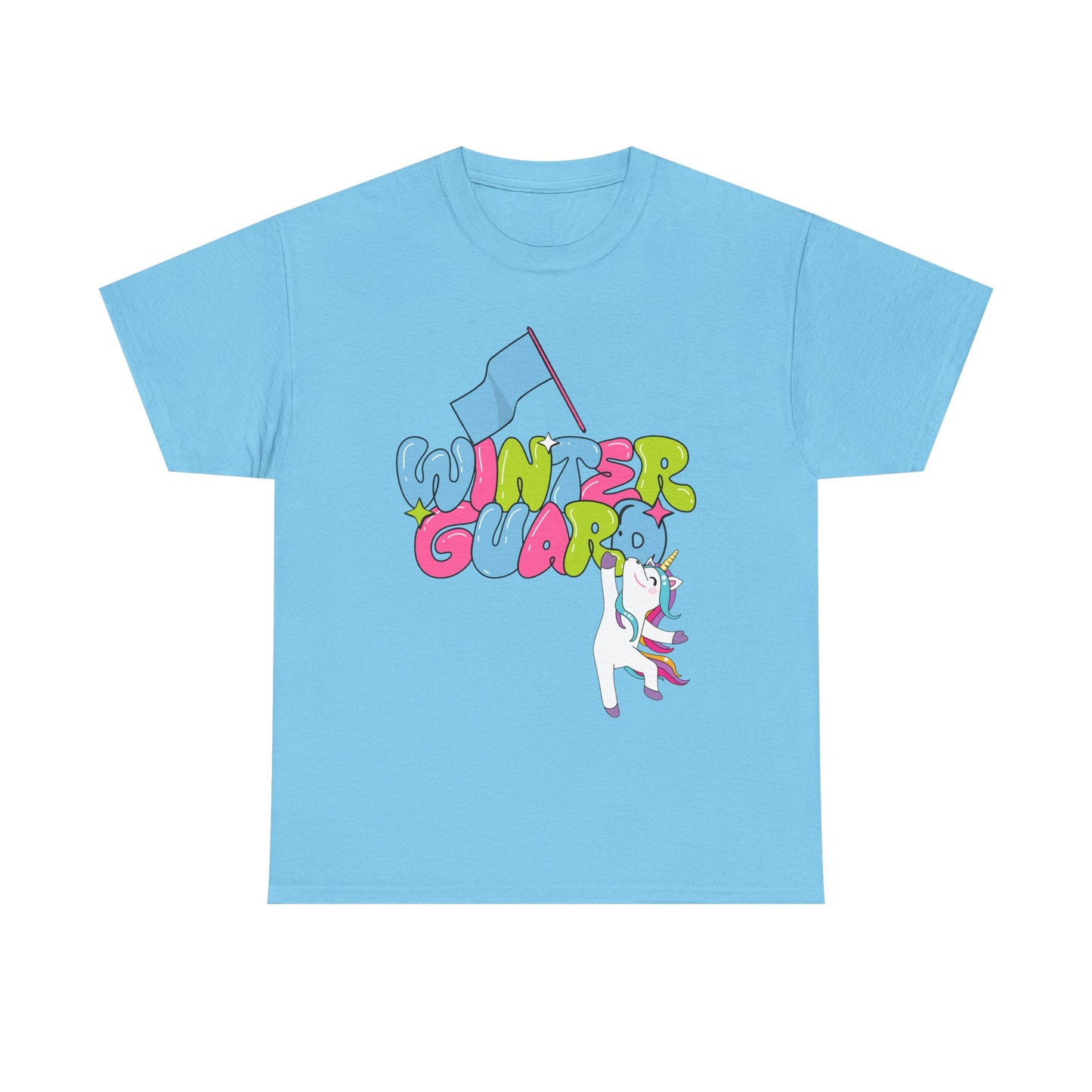 Winter Guard Unicorn T-Shirt - Unisex Heavy Cotton Tee