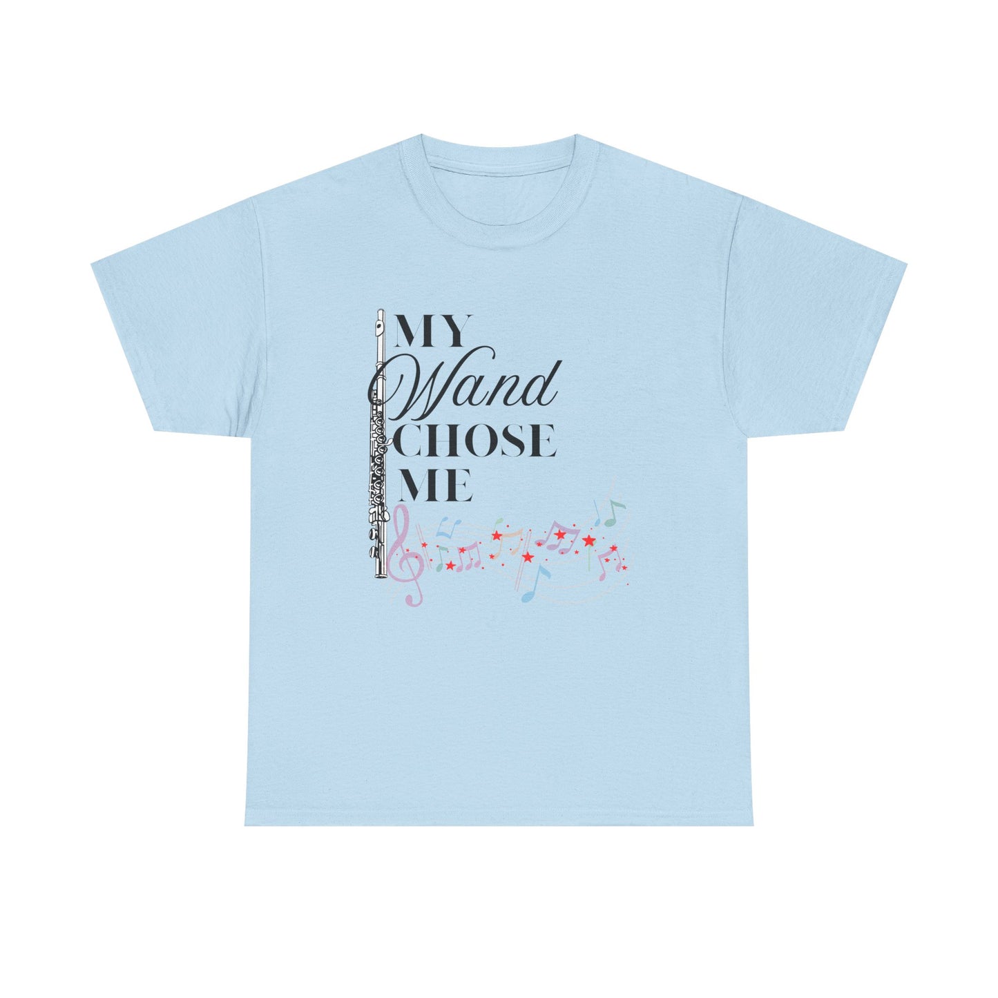 My Wand Chose Me Music Tee - Unisex Heavy Cotton Shirt for Music Lovers