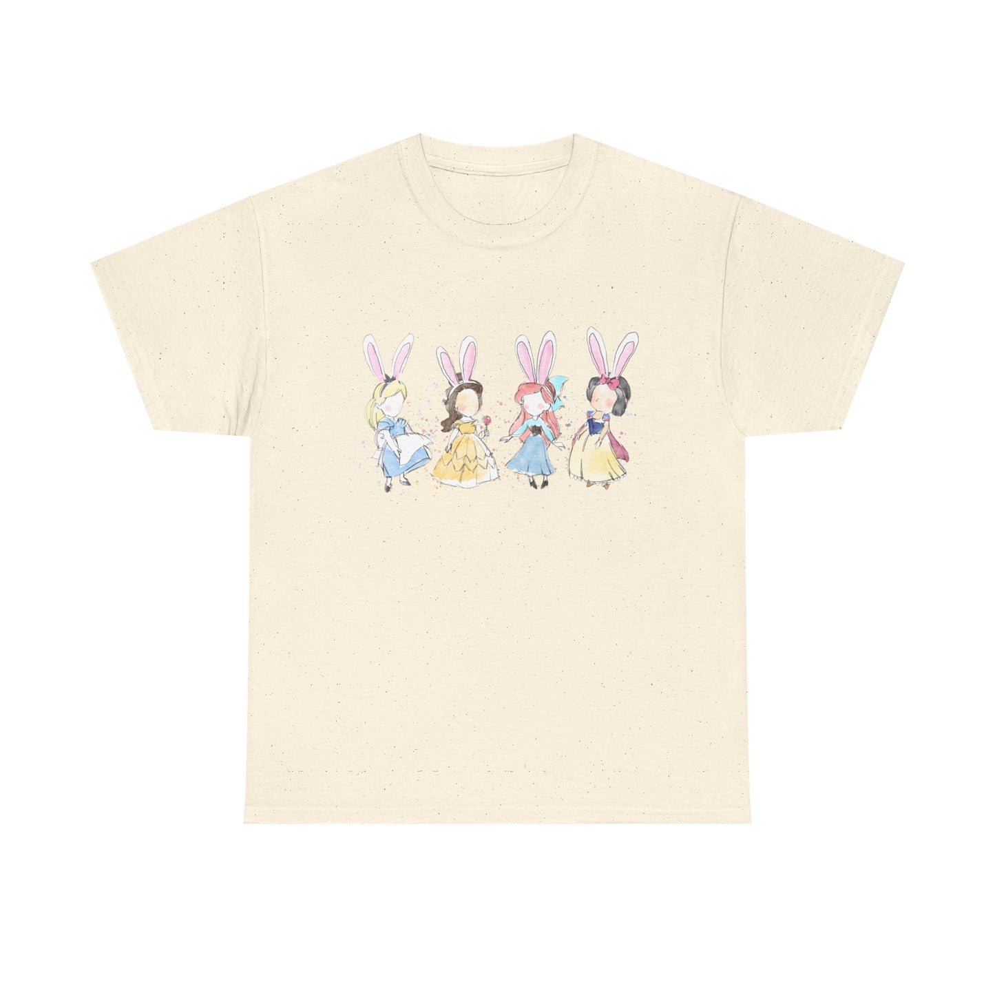 Tee - Whimsical Bunny Princess Graphic Print