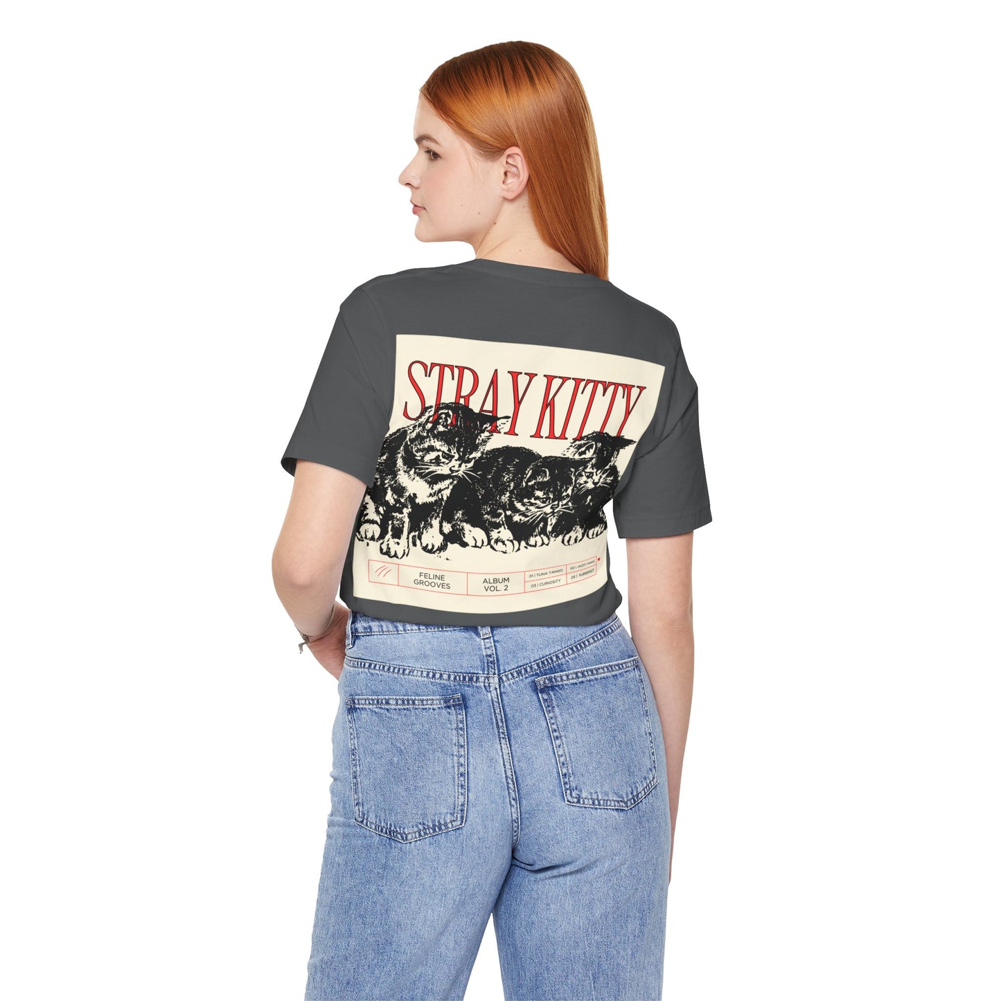 Stray kitty band tee