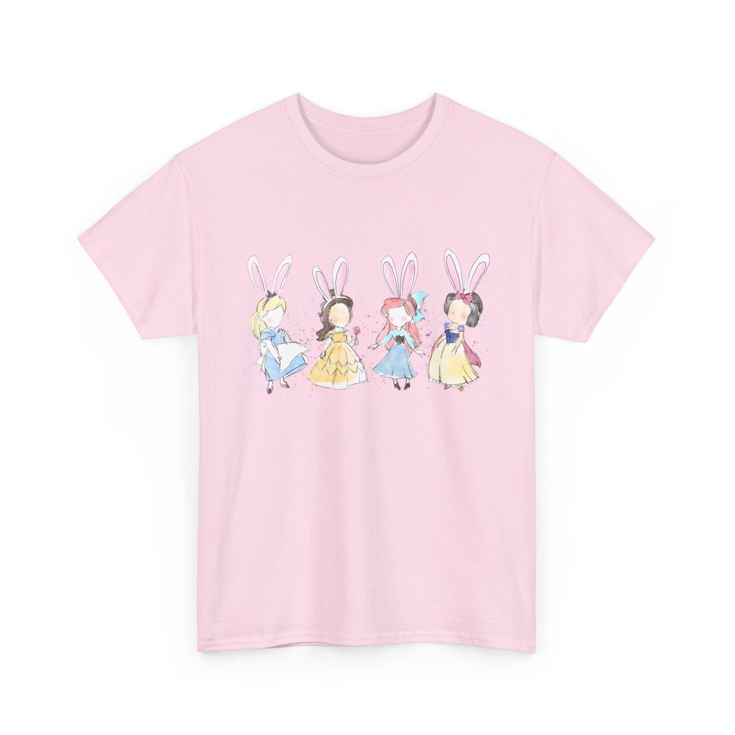 Tee - Whimsical Bunny Princess Graphic Print