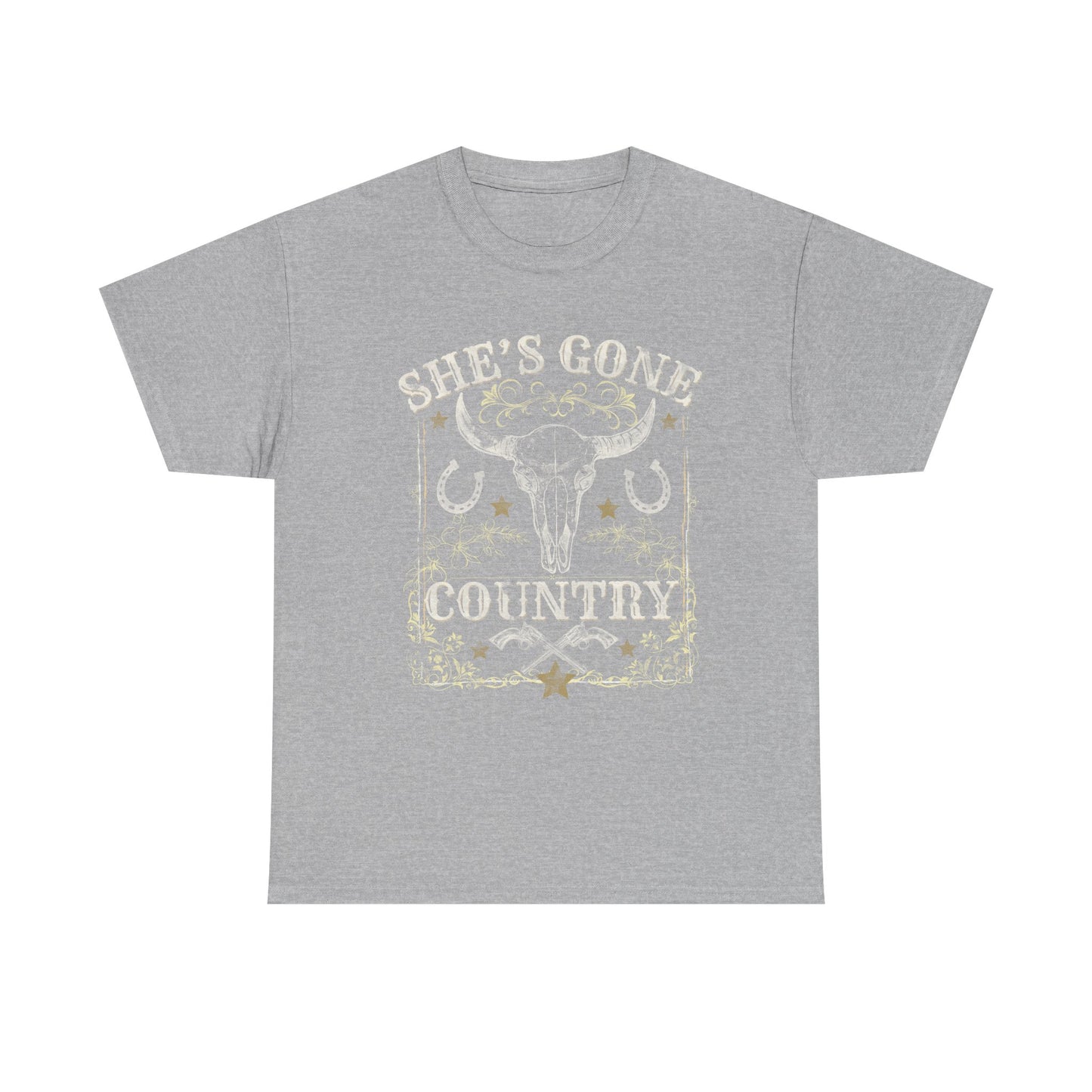 Celestial Gold Star Tee — Minimalist Constellation Graphic T-Shirt