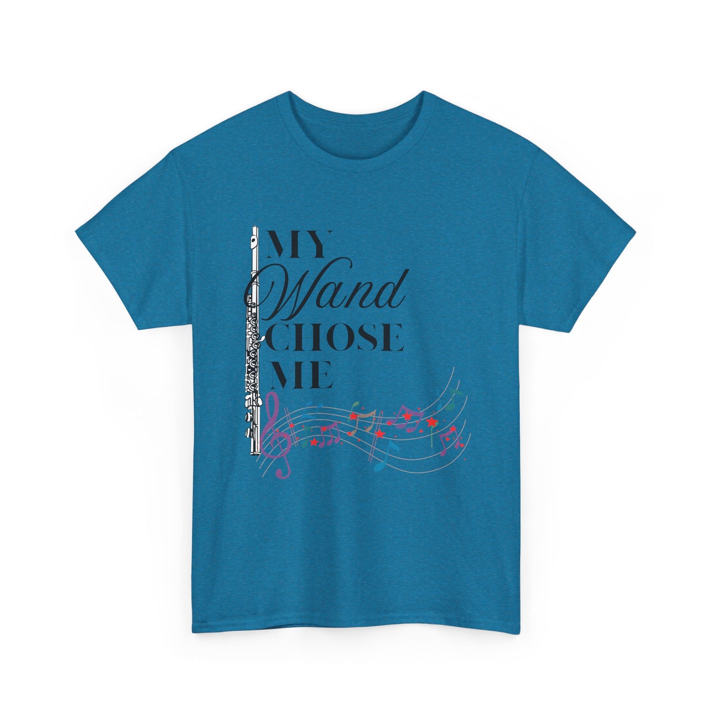 My Wand Chose Me Music Tee - Unisex Heavy Cotton Shirt for Music Lovers
