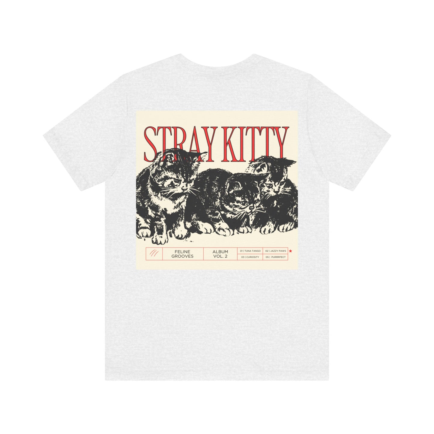 Stray kitty band tee