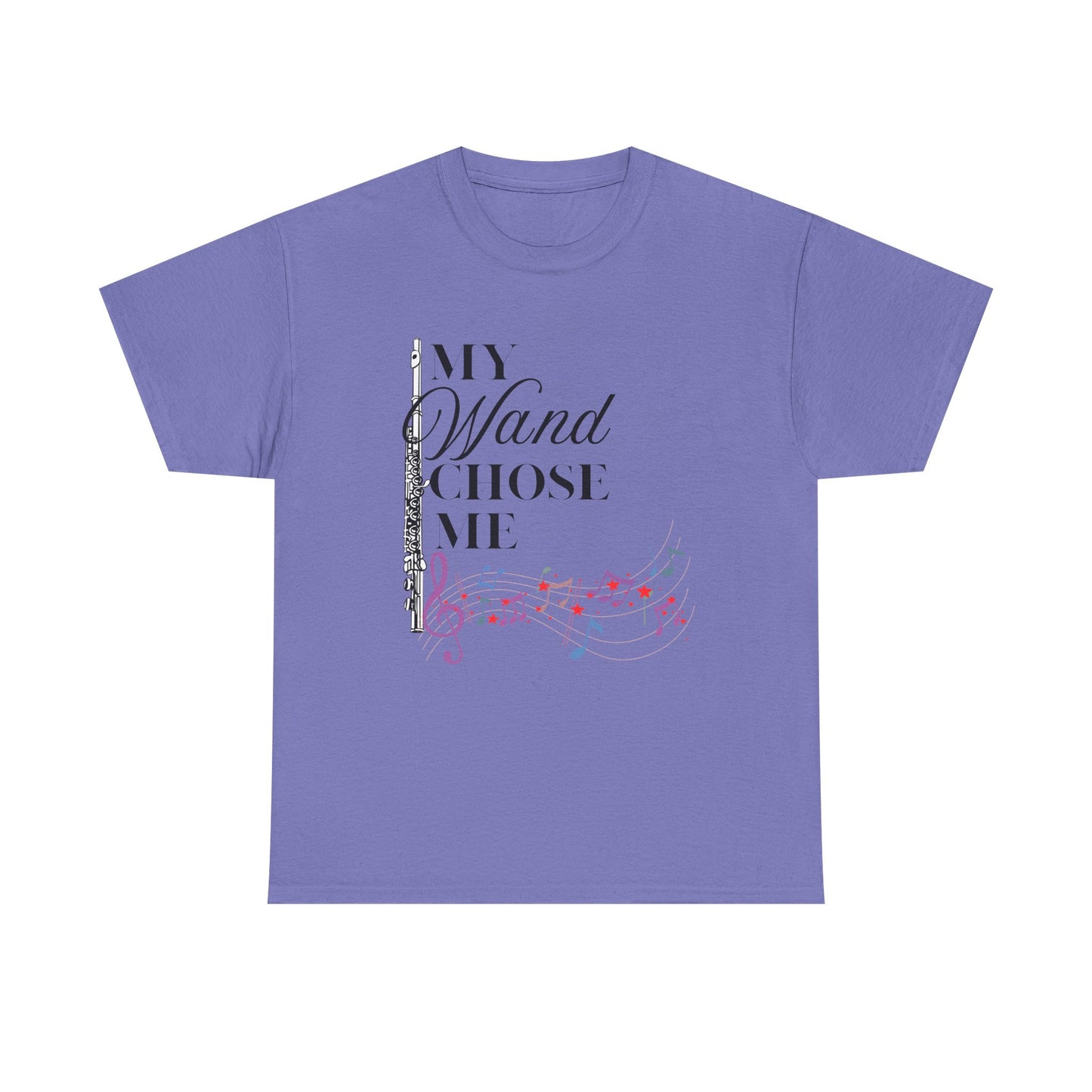 My Wand Chose Me Music Tee - Unisex Heavy Cotton Shirt for Music Lovers