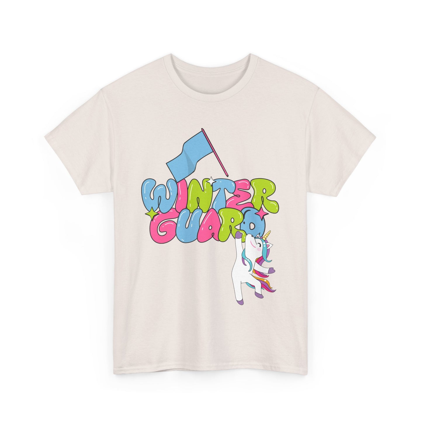Winter Guard Unicorn T-Shirt - Unisex Heavy Cotton Tee