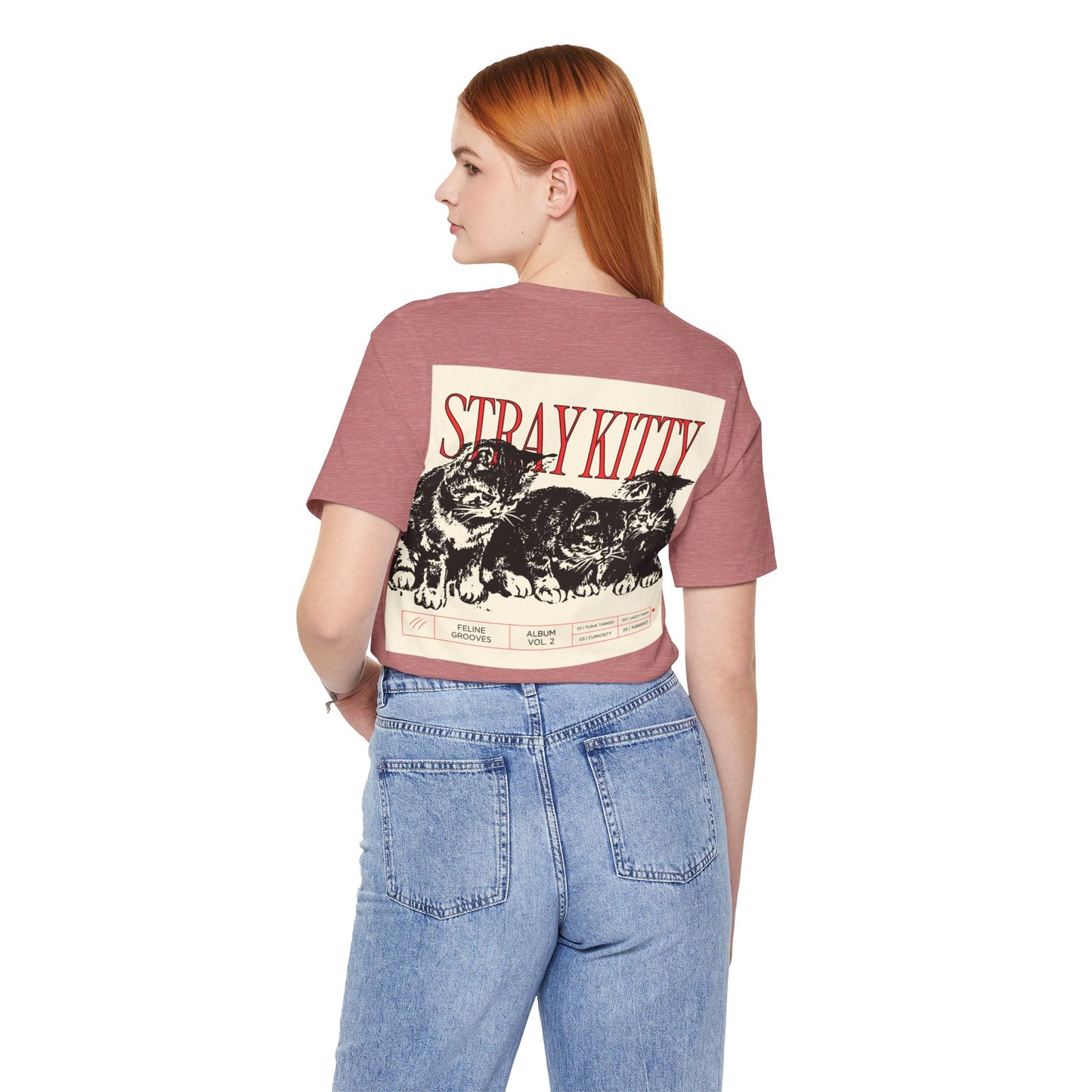 Stray kitty band tee