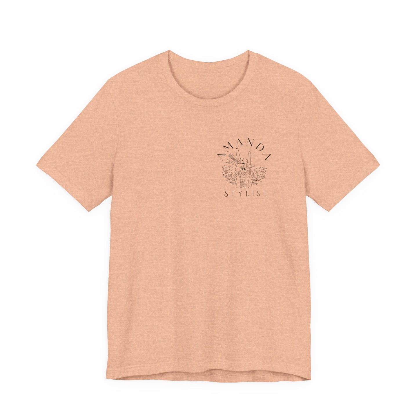 Custom name Hair Hustler Short Sleeve Tee