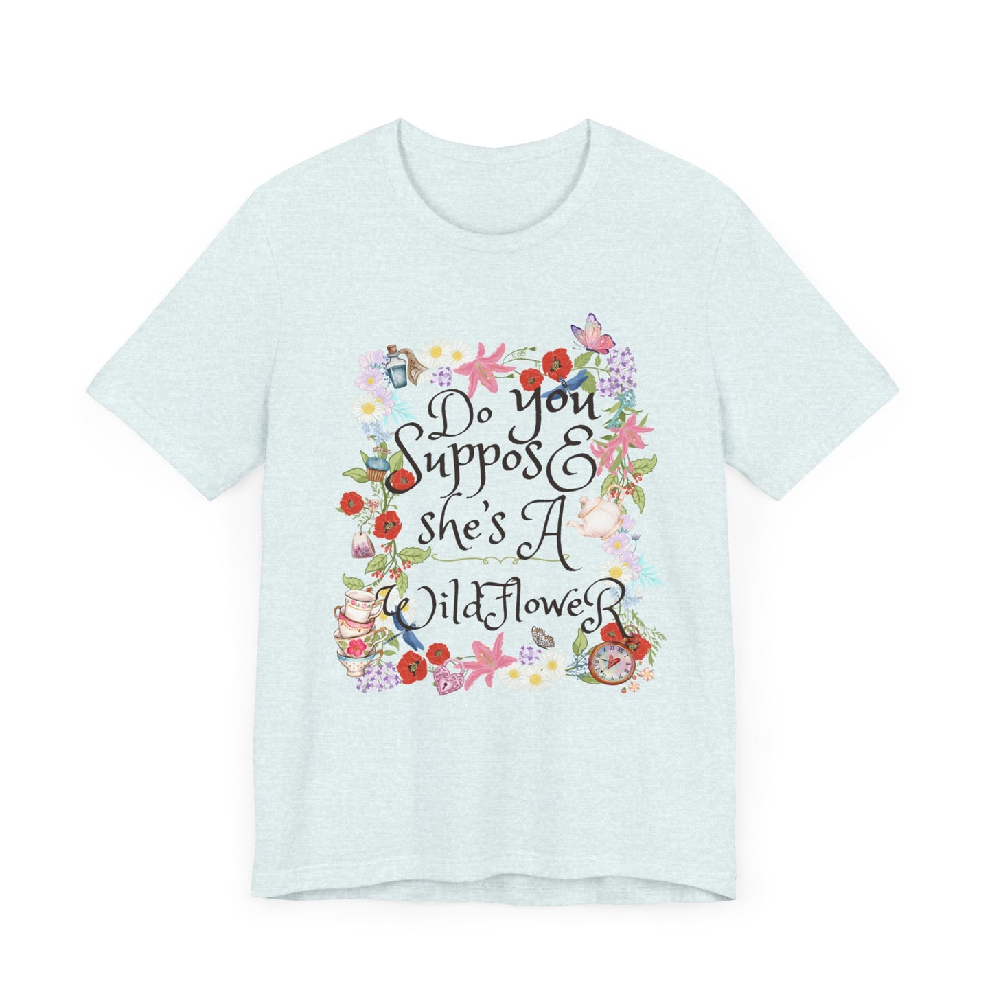 Wild flower Jersey Short Sleeve Tee