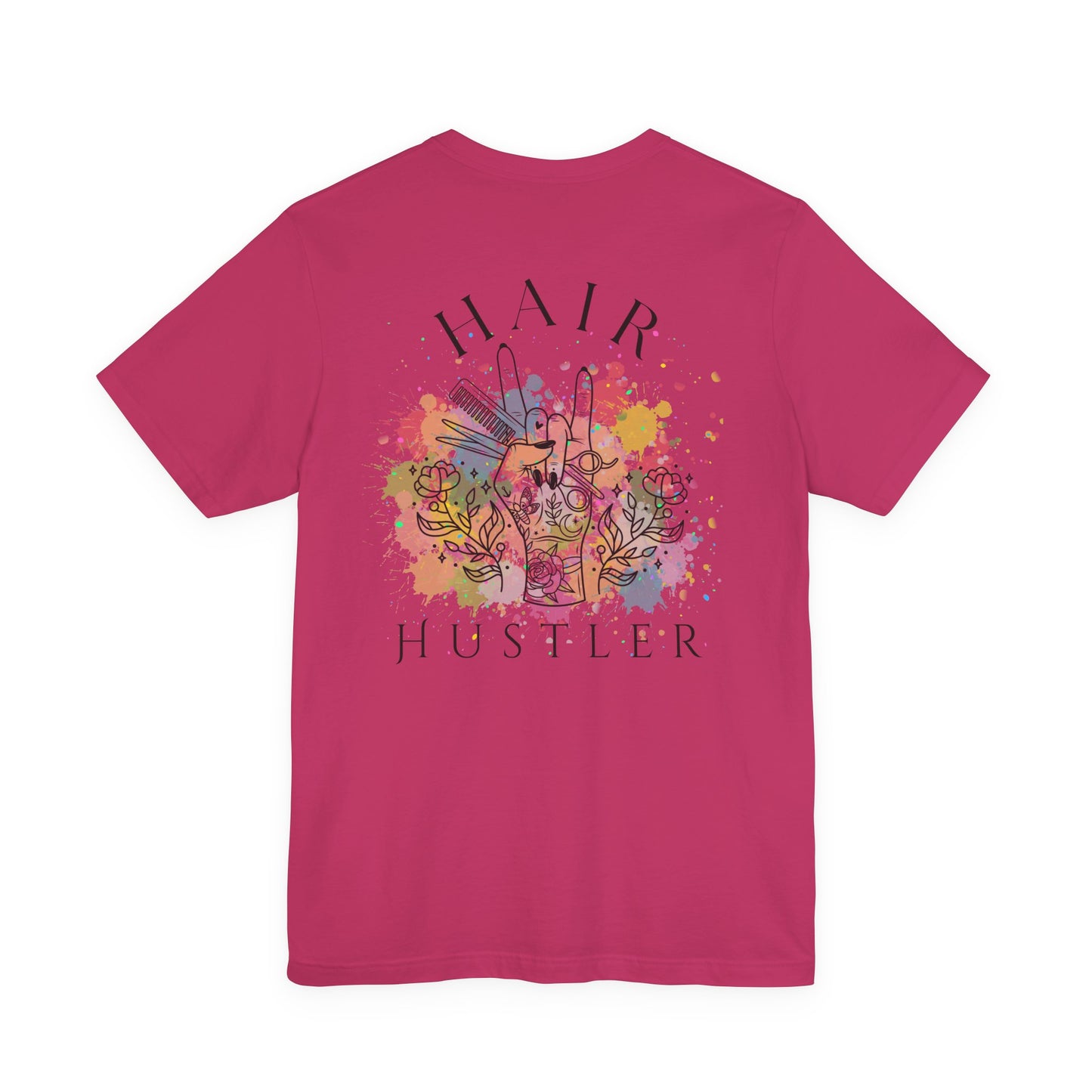 Custom name Hair Hustler Short Sleeve Tee