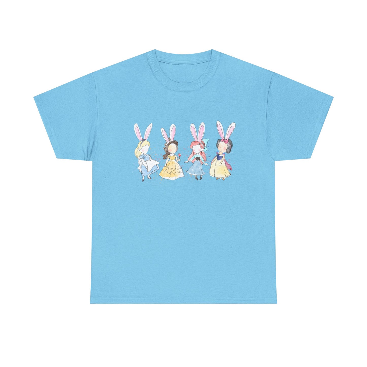 Tee - Whimsical Bunny Princess Graphic Print