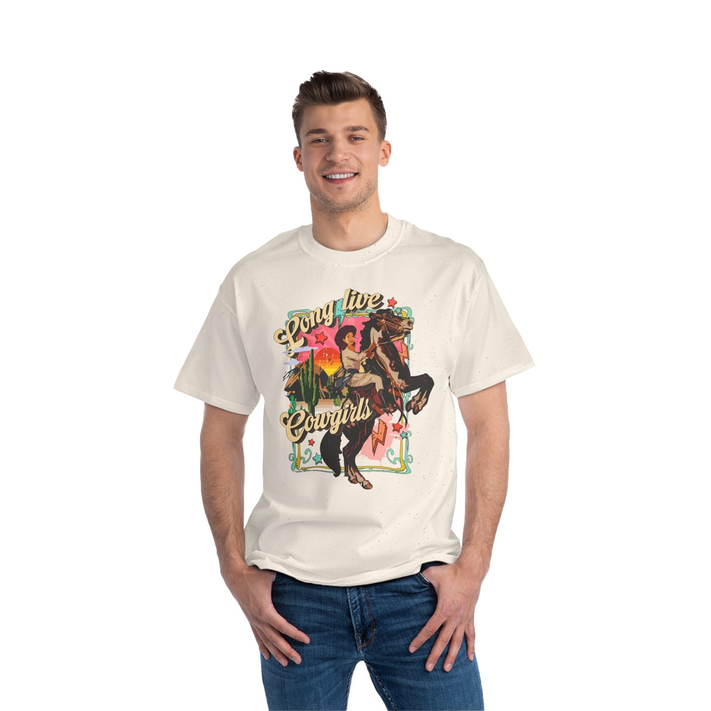 Long live cowgirls! Beefy-T®  Short-Sleeve T-Shirt